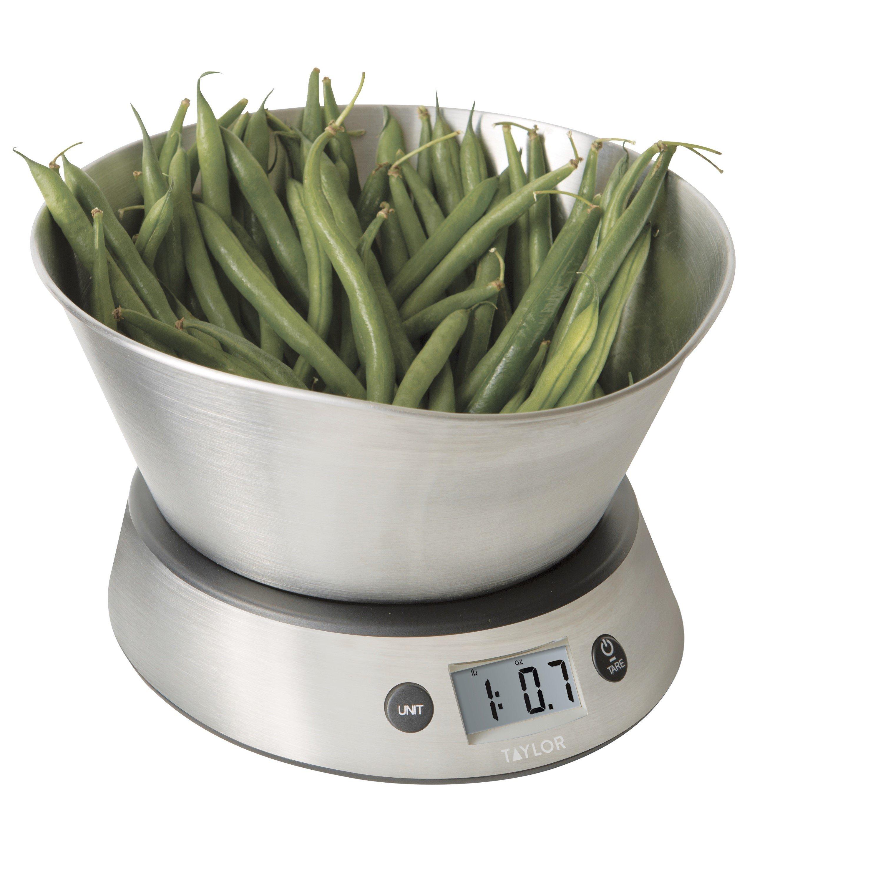 Silver - Taylor - Taylor Pro Weighing Bowl Digital Dual 5Kg Kitchen - 2