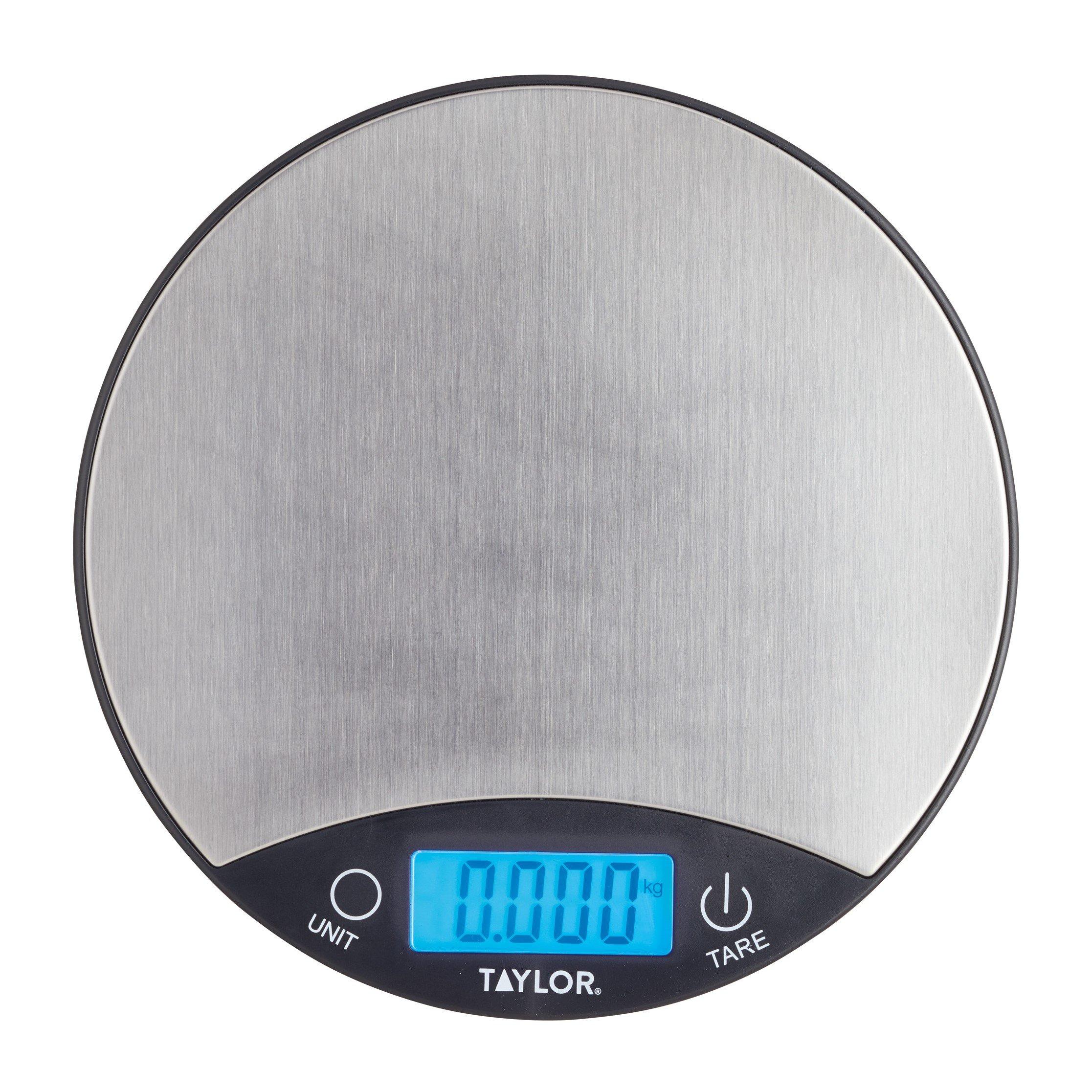 Taylor  Pro Digital Dual Kitchen Scales - Silver - 5kg