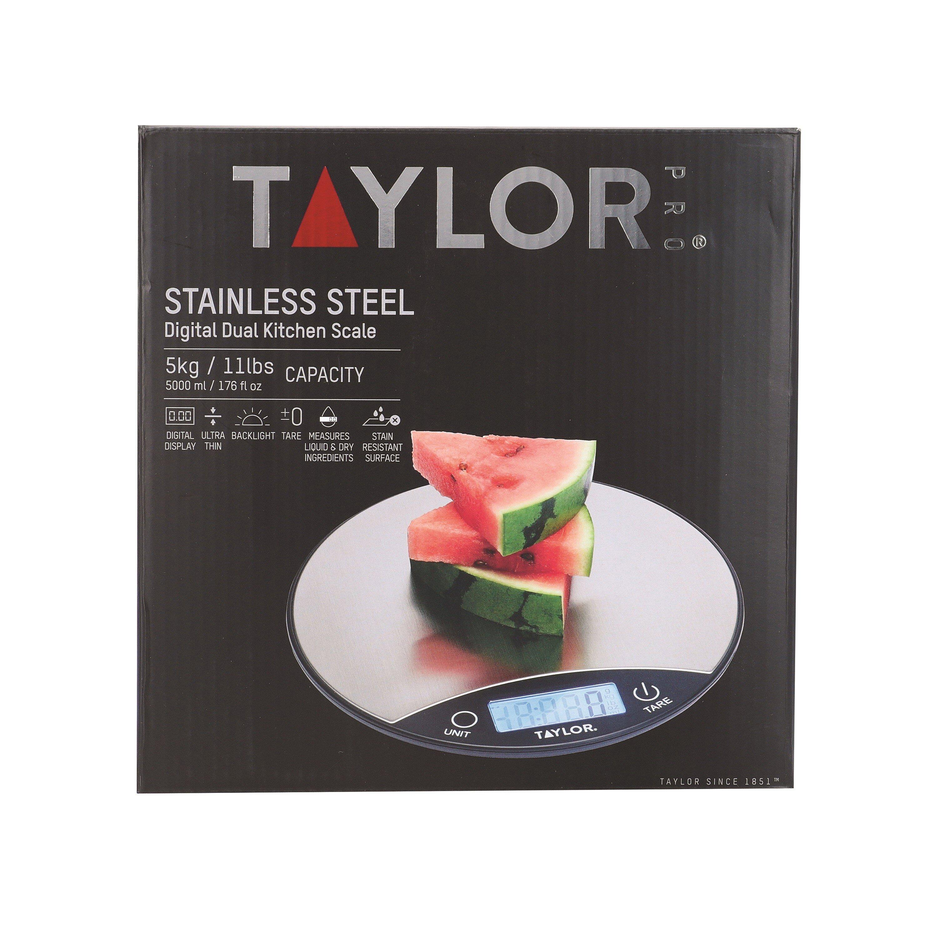 Silver - Taylor - Taylor Pro Digital Dual Kitchen Scales - 5