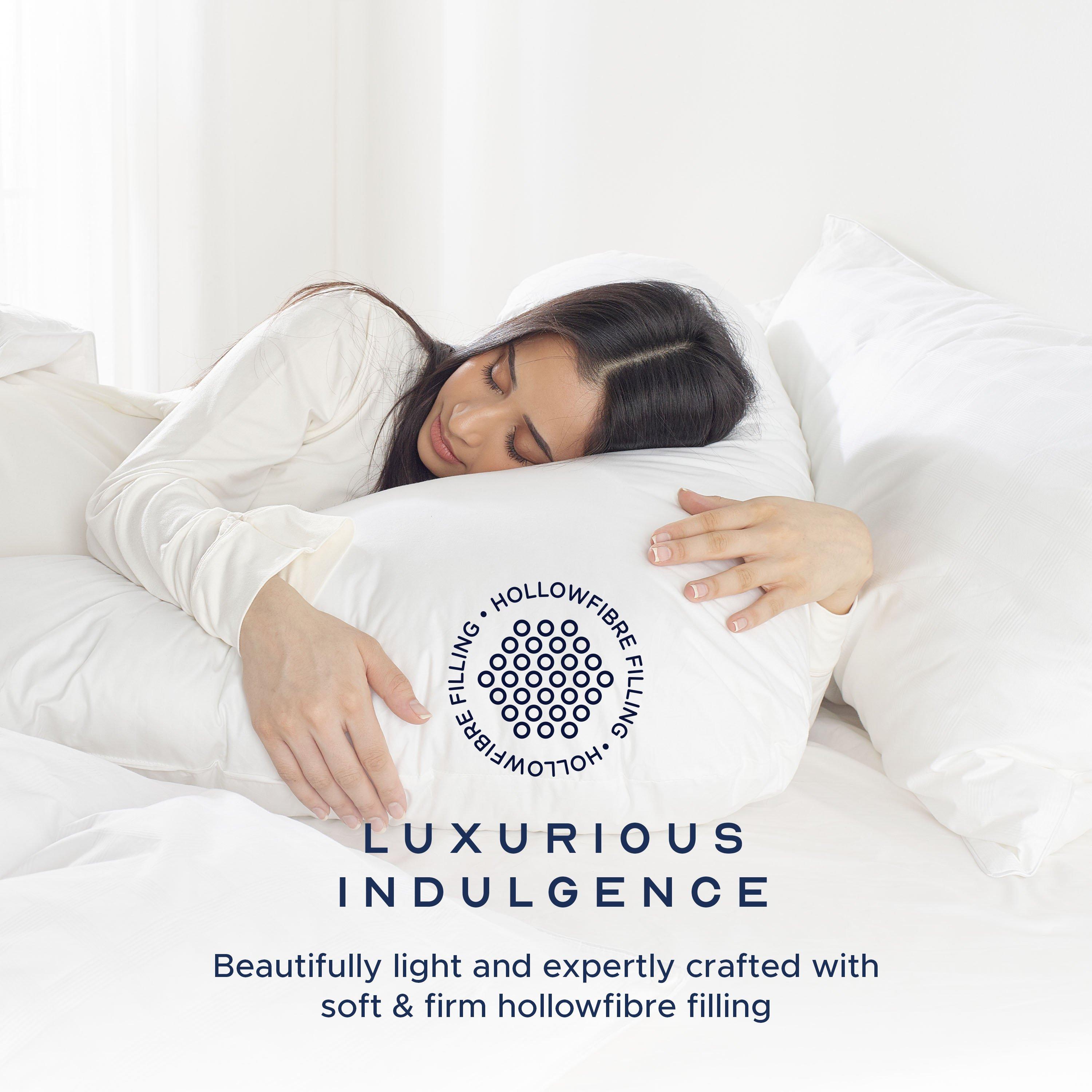 White - Snuggledown - V Shape Firm Support Pillow - 4