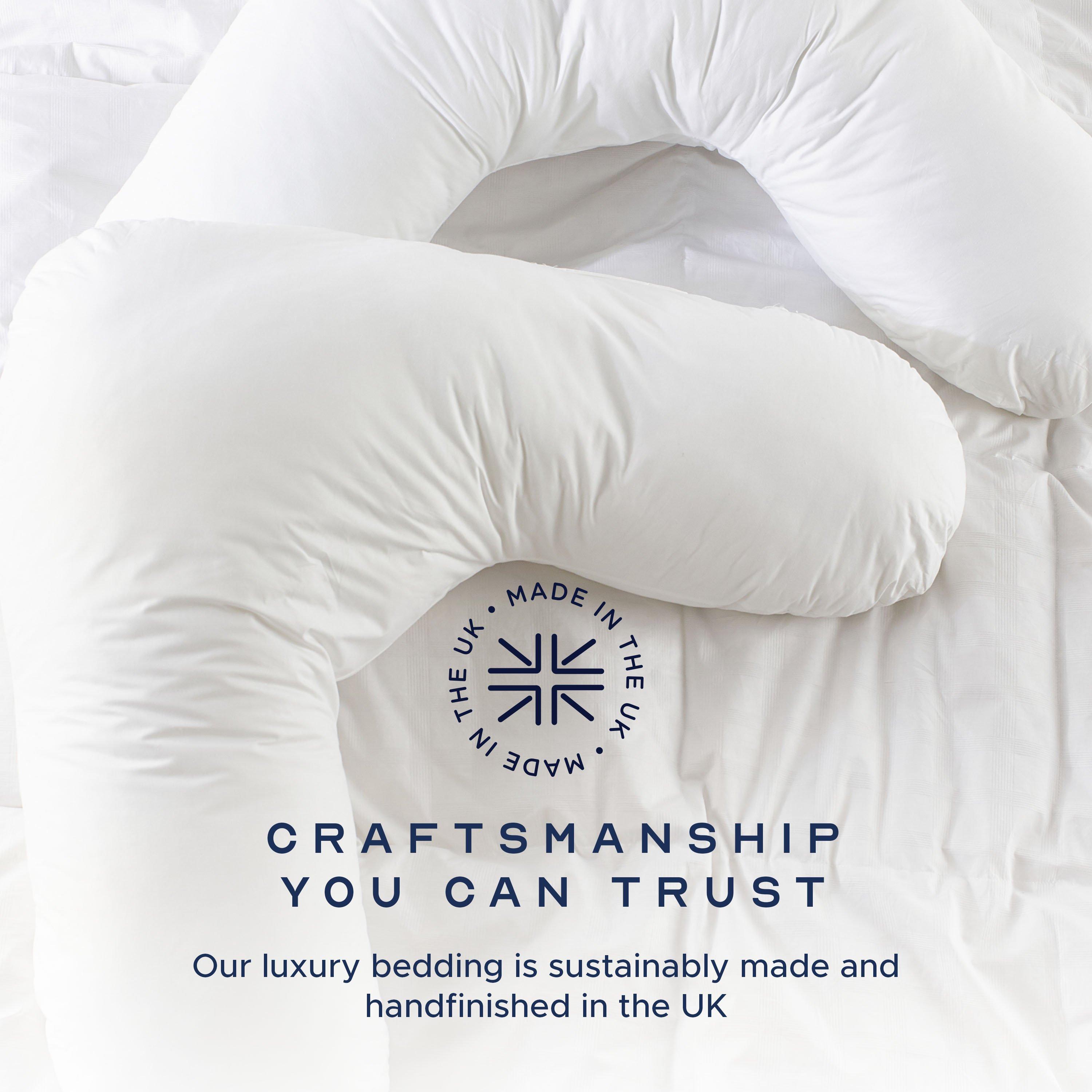 White - Snuggledown - V Shape Firm Support Pillow - 6