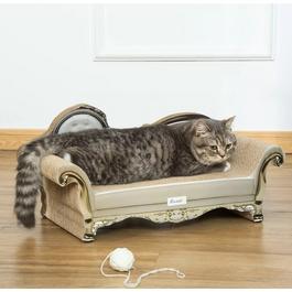PawHut PawHut Cat Bed, with Scratching Pad & Catnip
