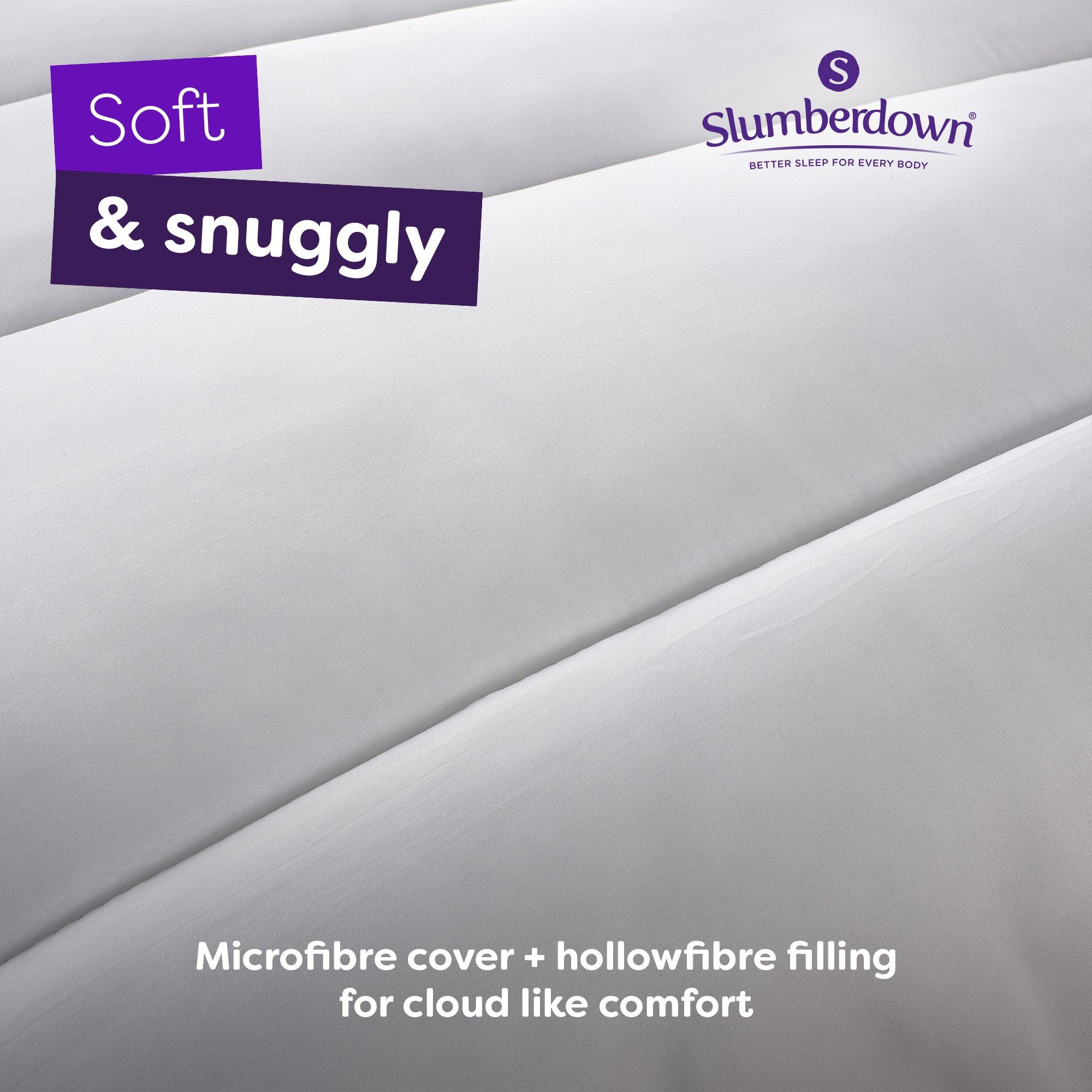 White - Slumberdown - Made For You Two Duvet 4.5/10.5 Tog - 4