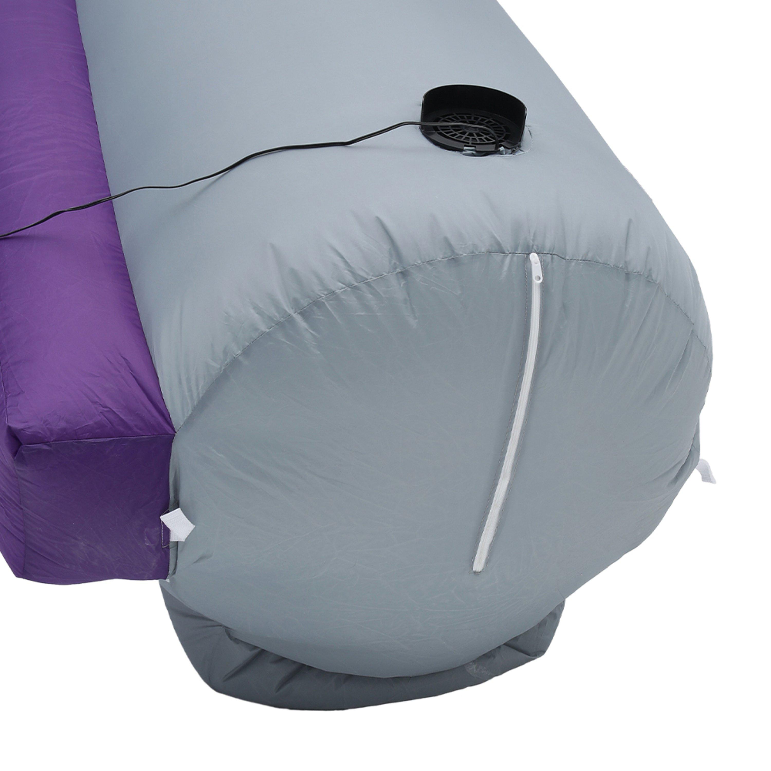Purpleblackgrey - LIFE IDEAS - Halloween Lighted Haunted Castle Arch Inflatable - 6