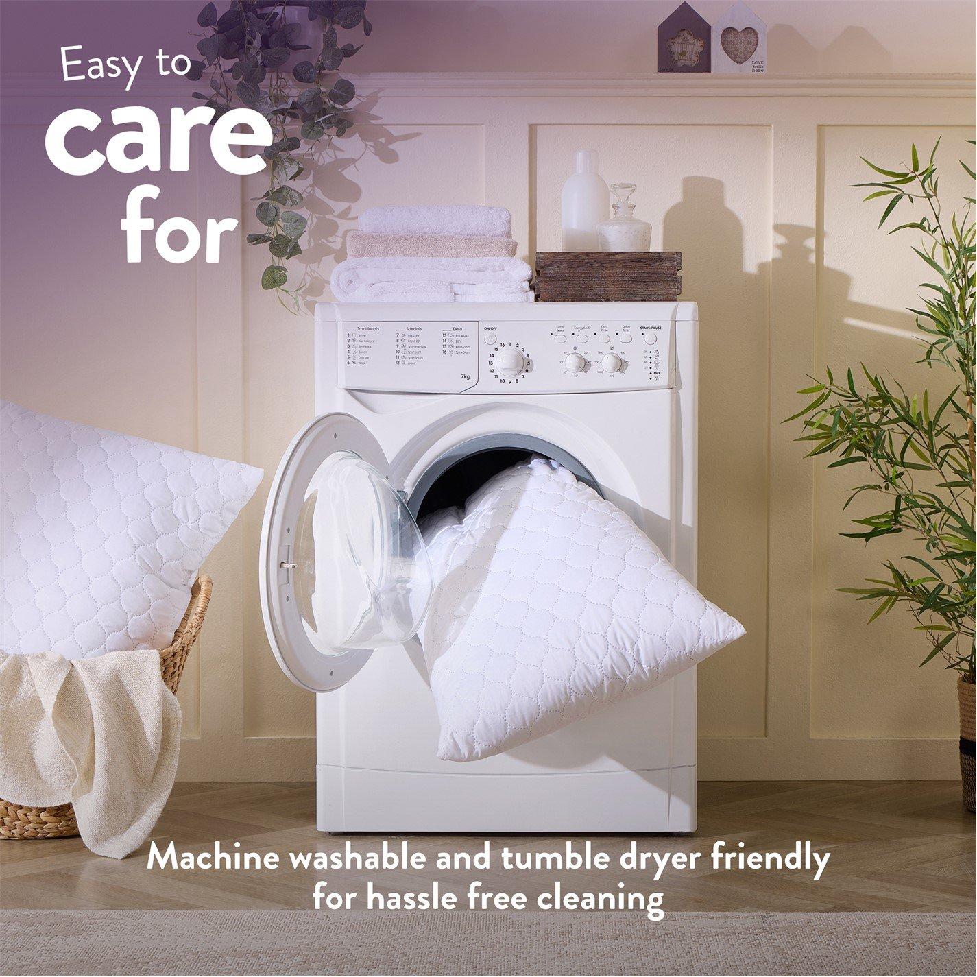 White - Slumberdown - Rebound Firm Support Pillow - 8