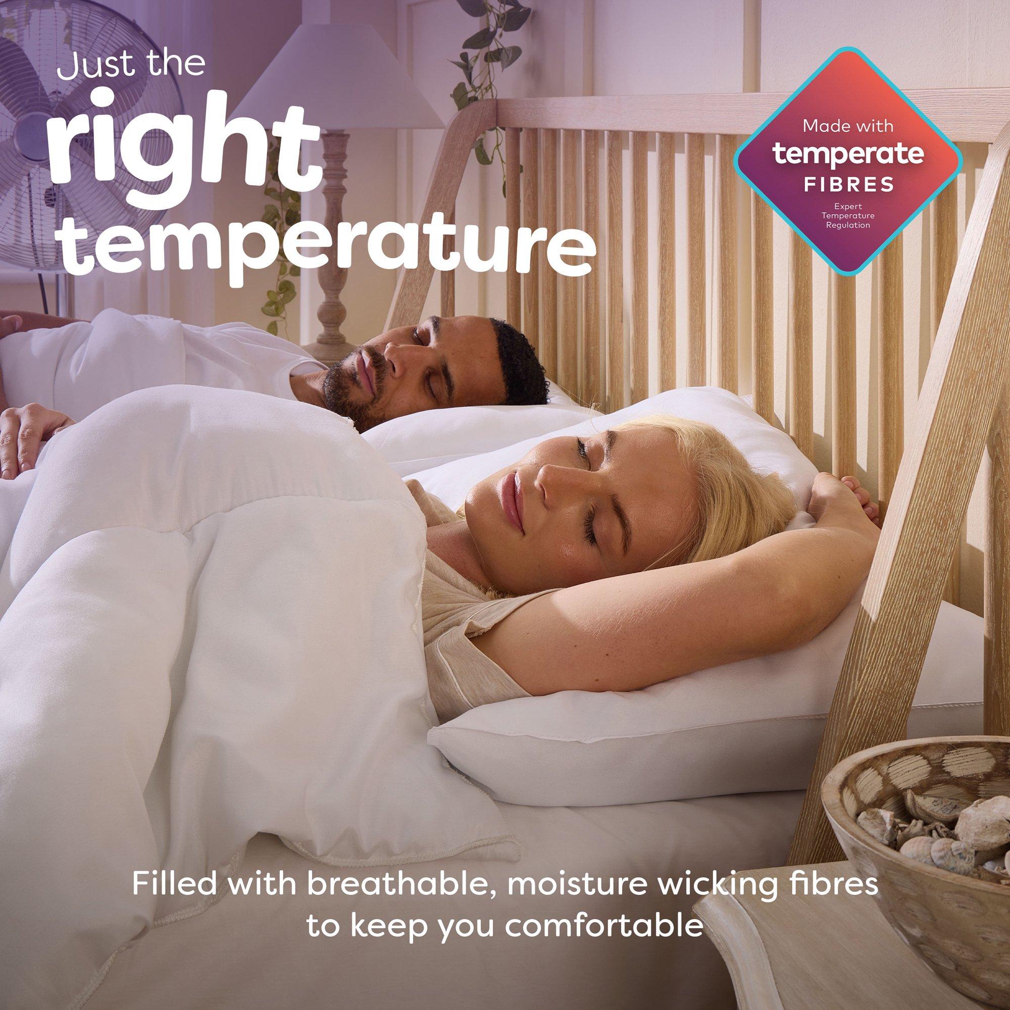 White - Slumberdown - Climate Control Firm Support Pillow - 2