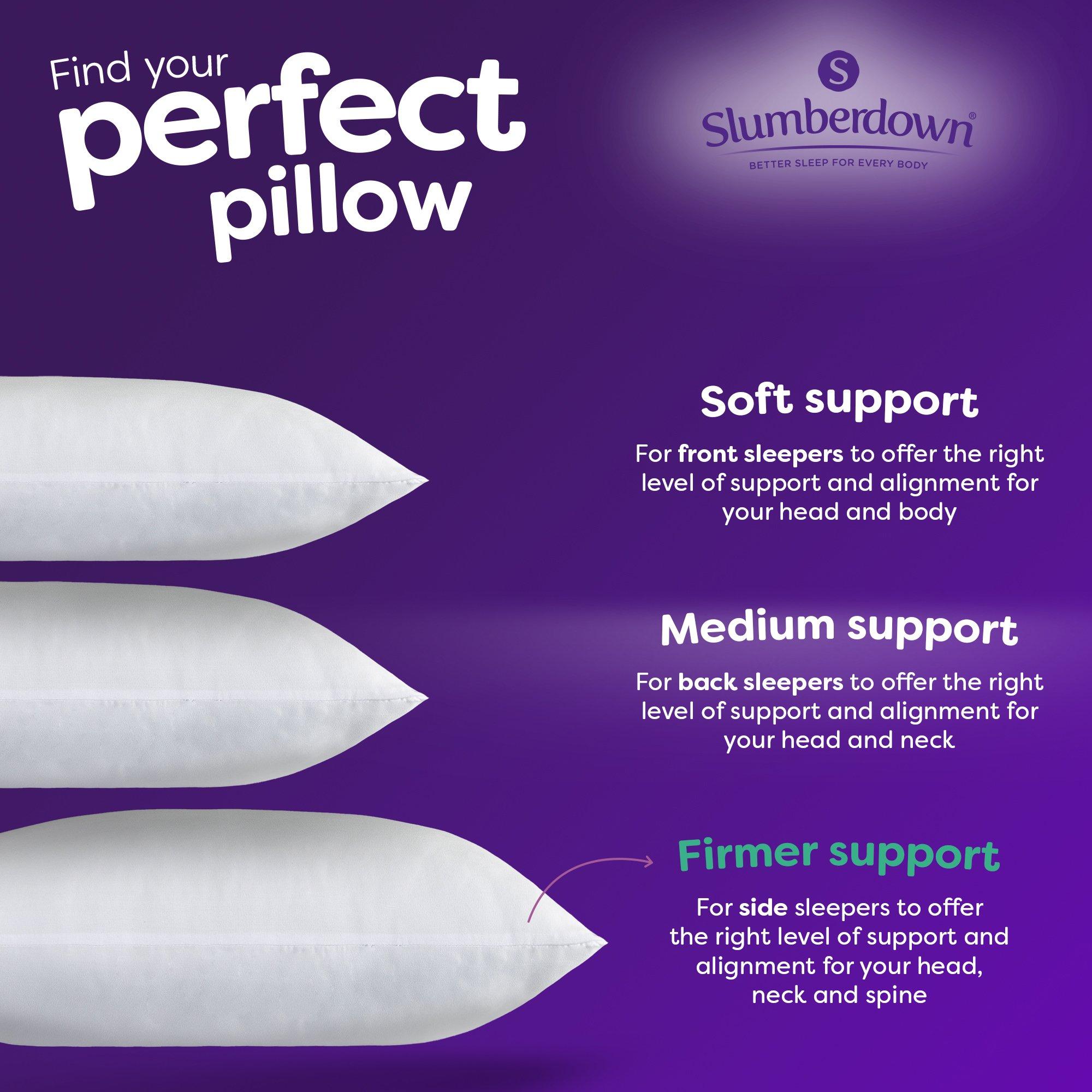 White - Slumberdown - Climate Control Firm Support Pillow - 5