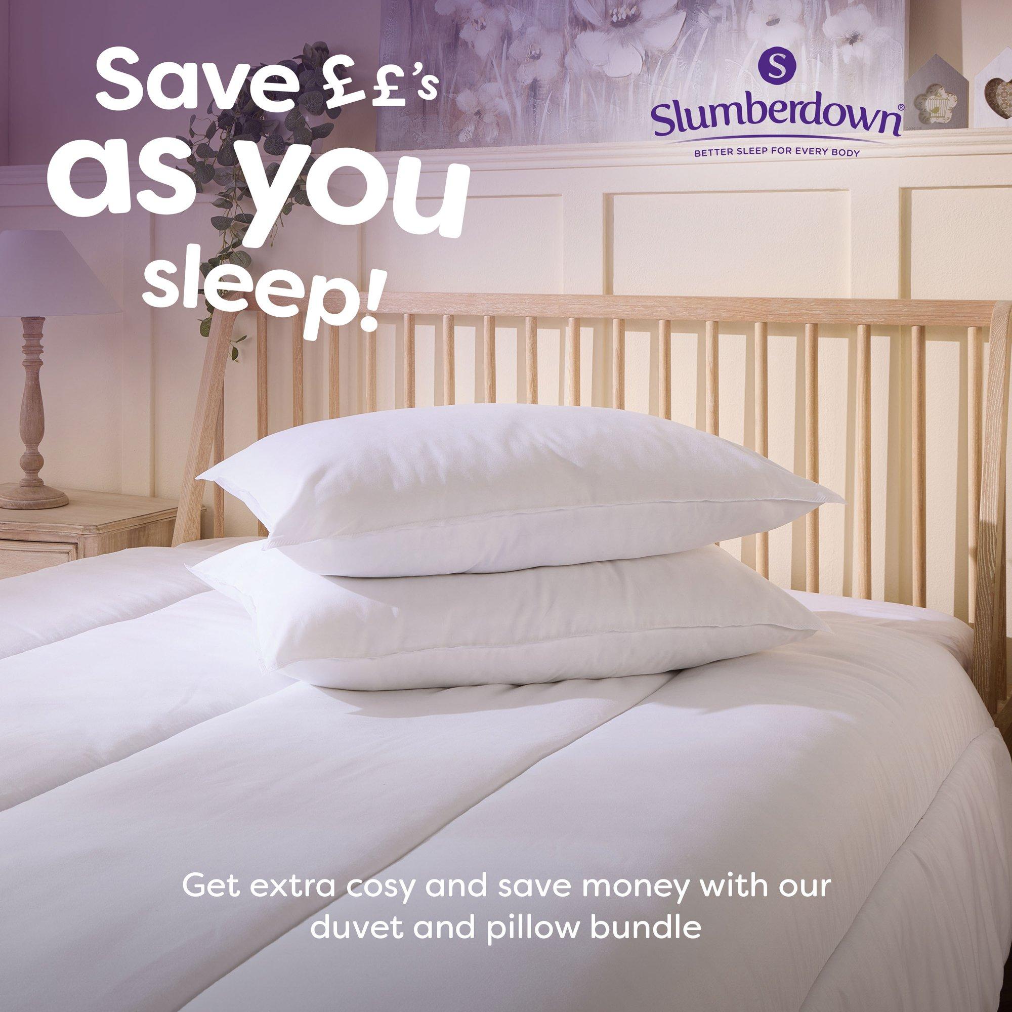 White - Slumberdown - Climate Control Firm Support Pillow - 7