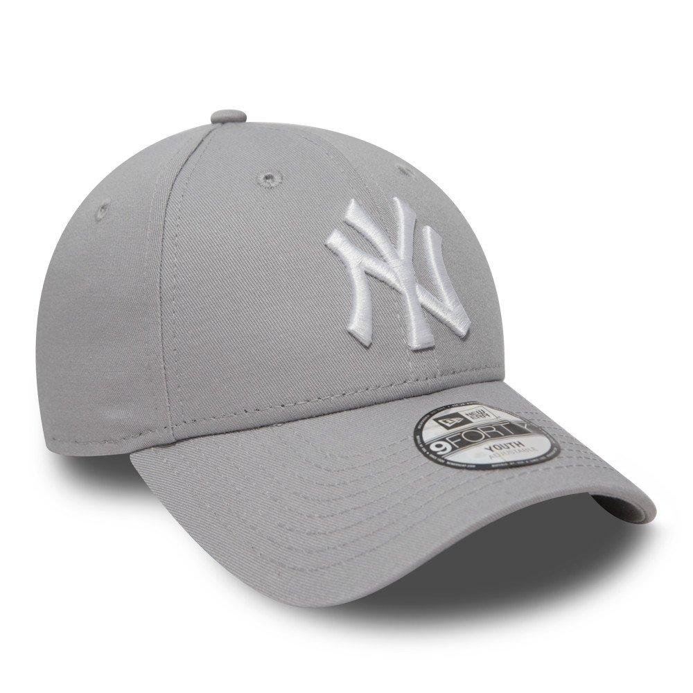 NY Grey/White - New Era - Youth 9FORTY Cap - 2