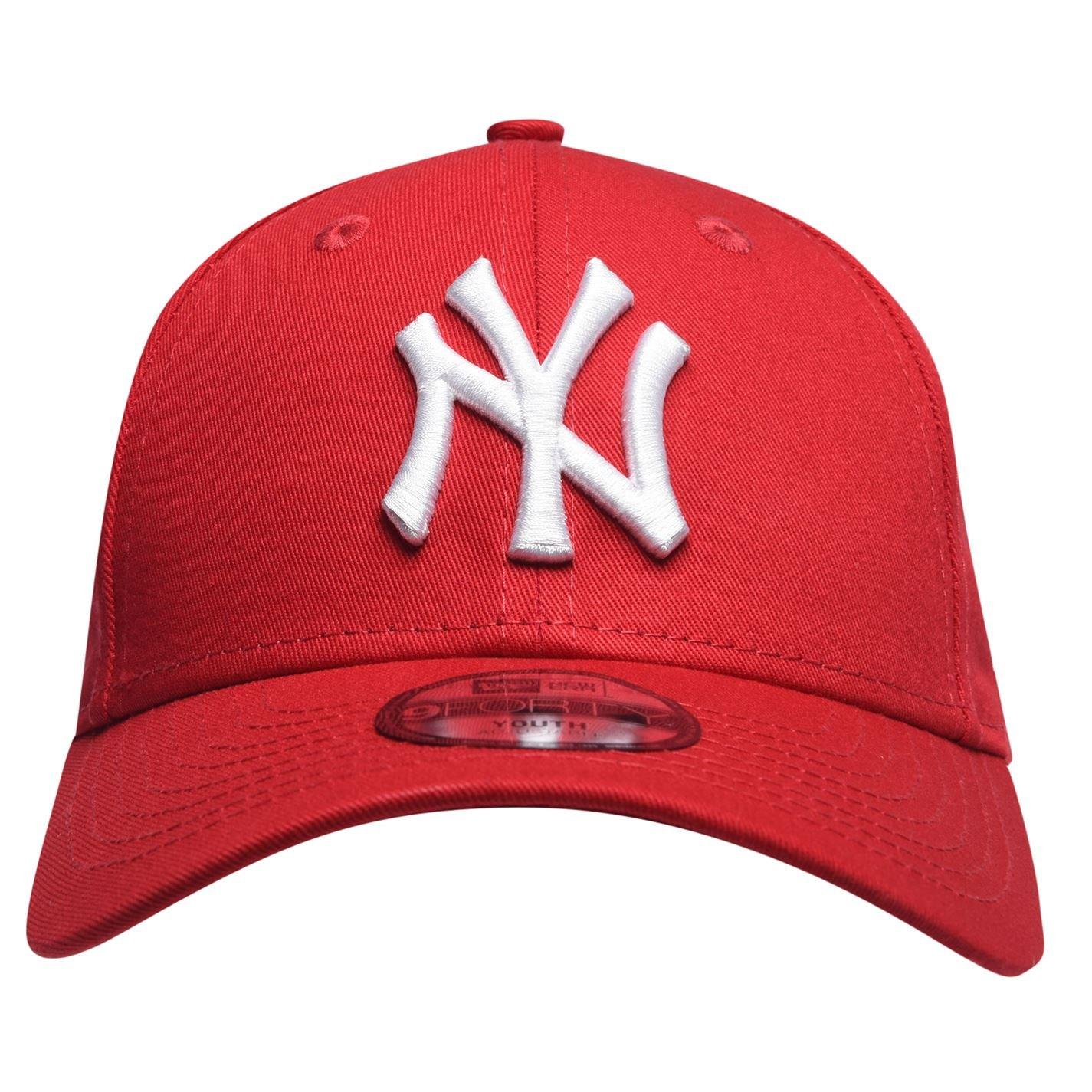 NY Red/White - New Era - Youth 9FORTY Adjustable Cap - 3