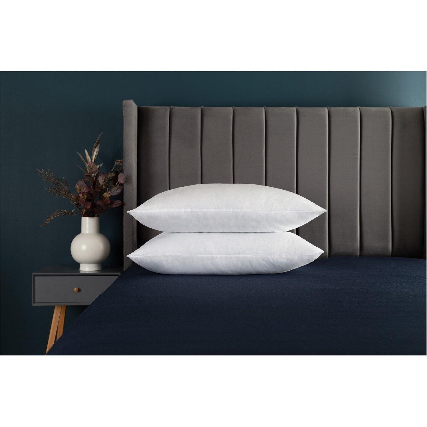 White - Slumberdown - Anti Snore Medium Support Pillow - 4