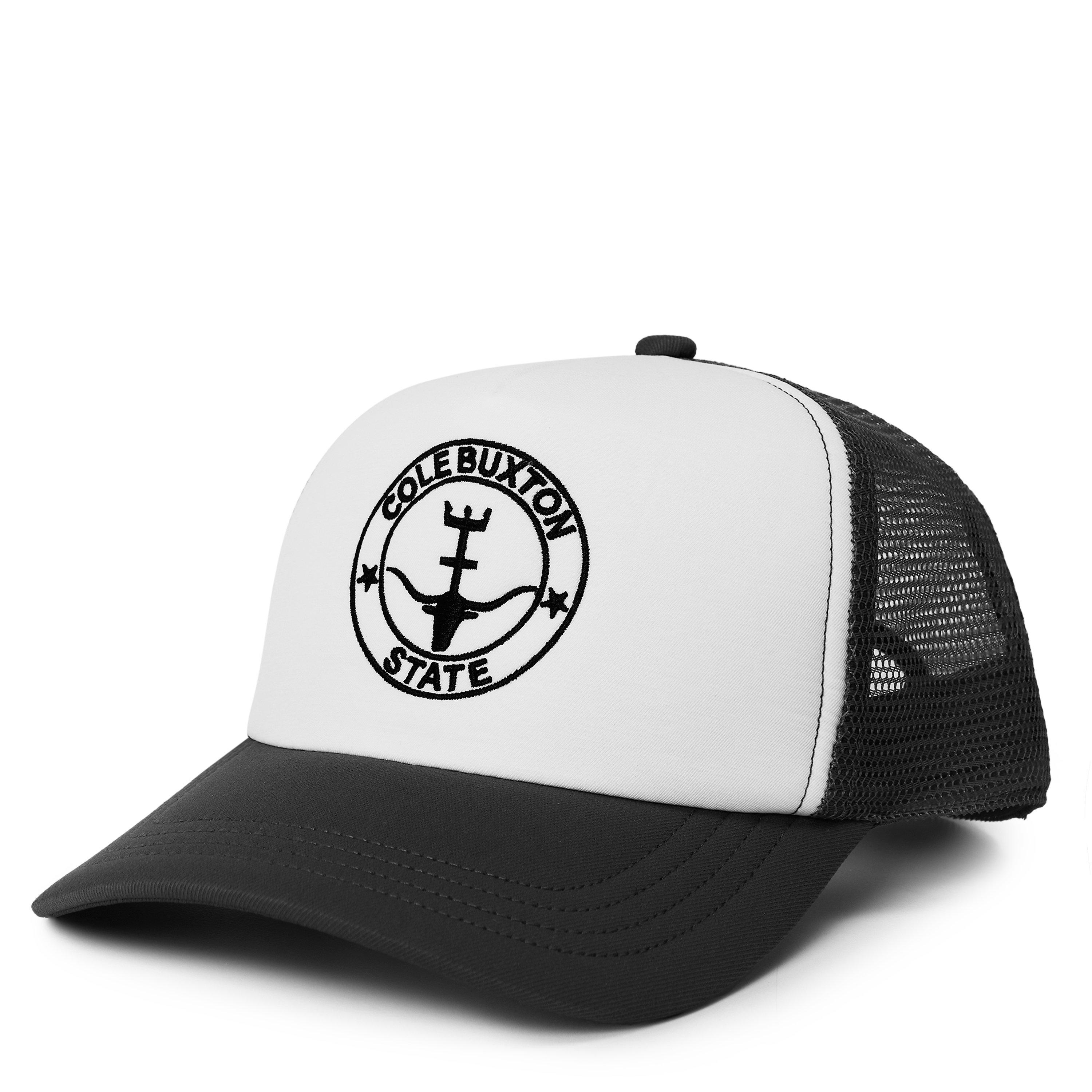 Black - Cole Buxton - Men's Trucker Cap - 1