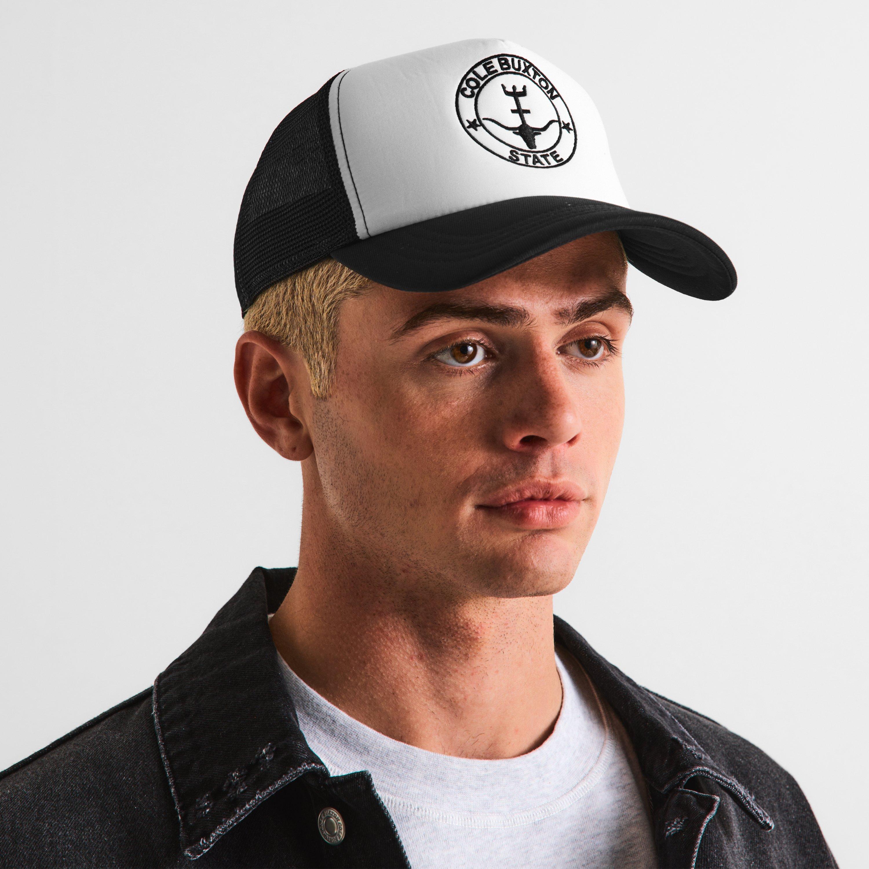 Black - Cole Buxton - Men's Trucker Cap - 3