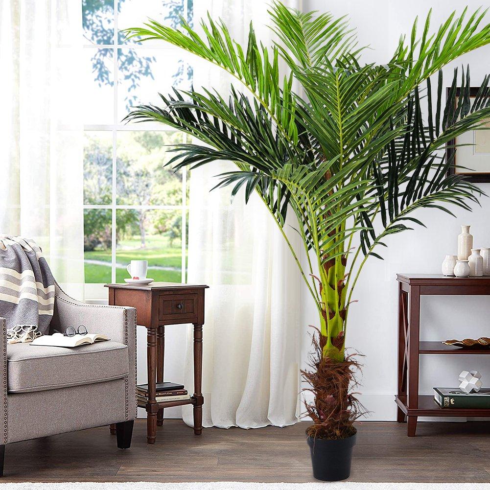 Green And Brown - LIFE IDEAS - 180cm Artificial Palm Tree Greenery Decoration - 2