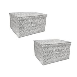Country Club Storage Chest - Jumbo - Macrame - 2 pack