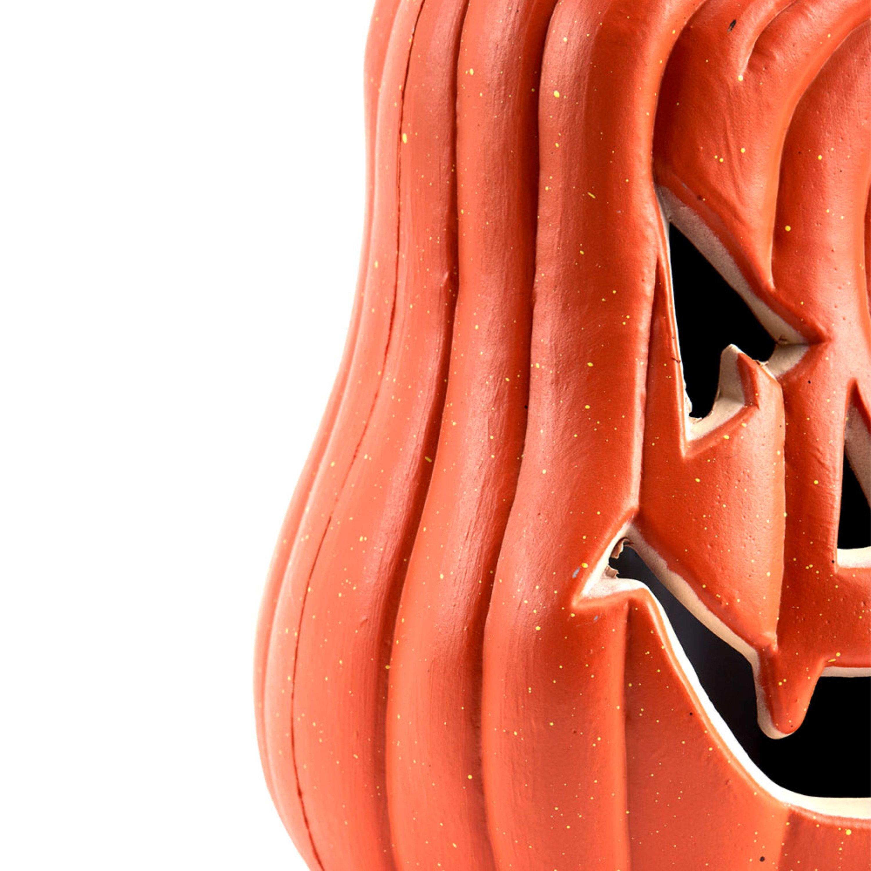 Orange - LIFE IDEAS - Halloween LED Pumpkin Lantern Battery Operated - 7