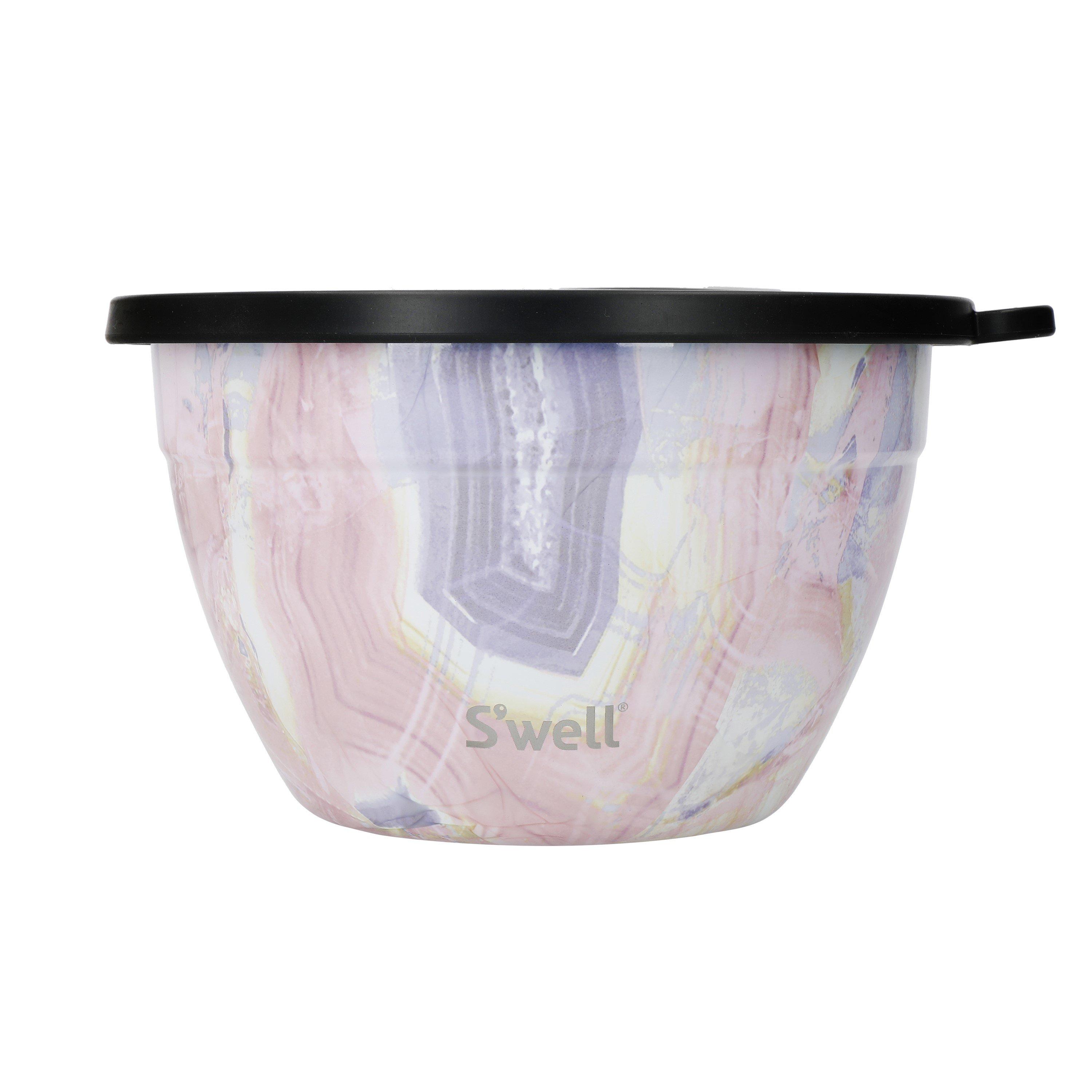 S'well Swell Geode Rose Salad Bowl Kit In Pink