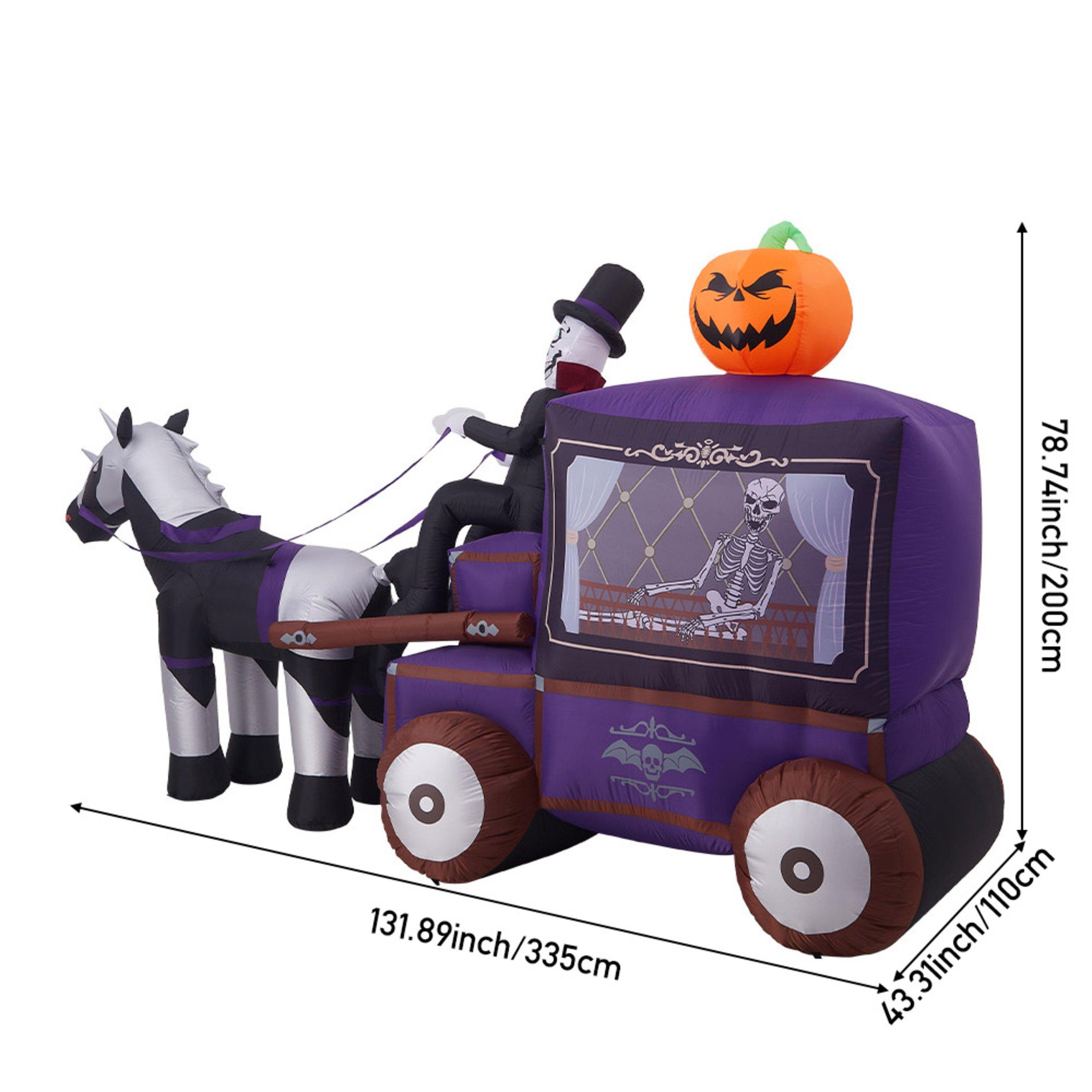 Purpleblackgrey - LIFE IDEAS - 6ft Halloween Grim Reaper Carriage - 12