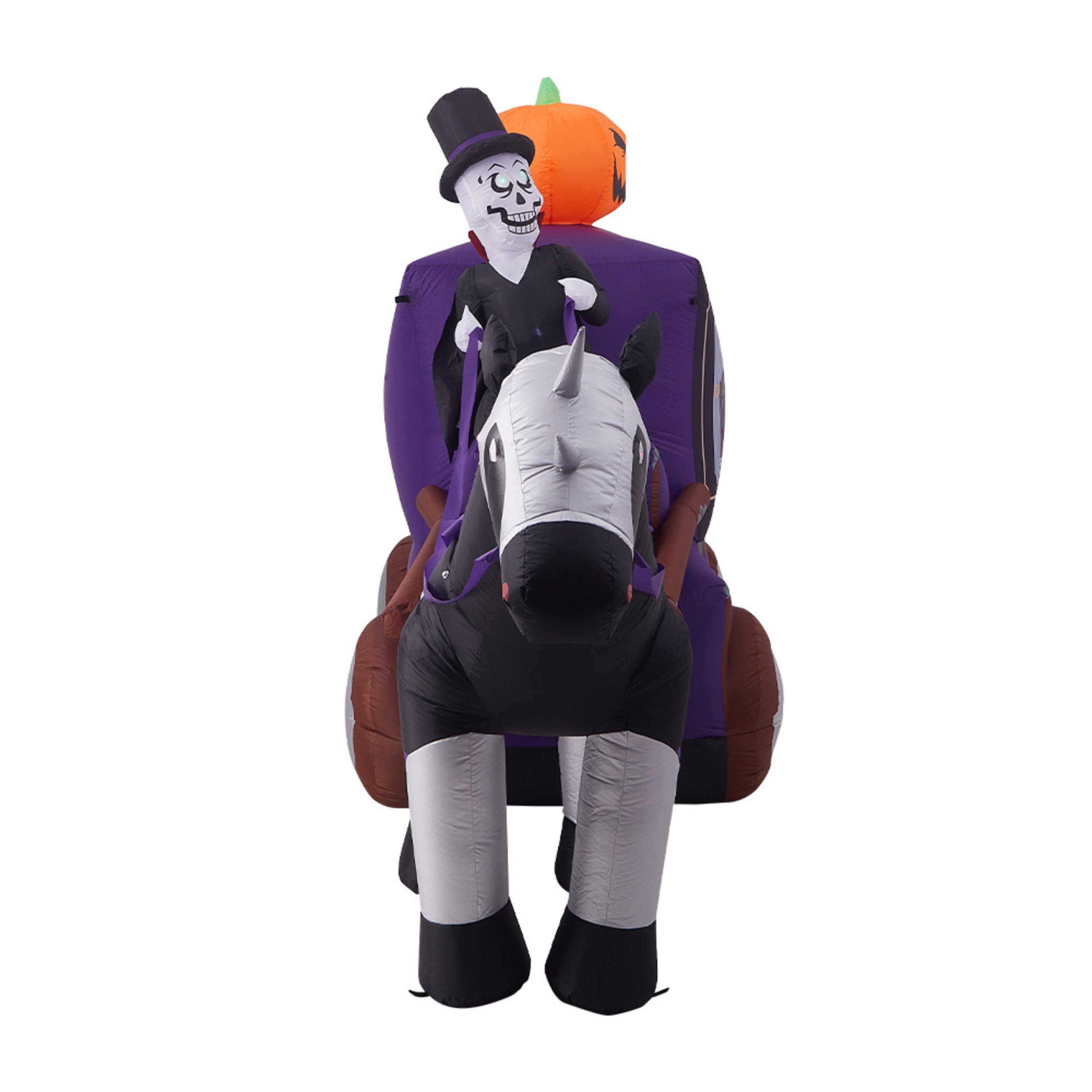 Purpleblackgrey - LIFE IDEAS - 6ft Halloween Grim Reaper Carriage - 3