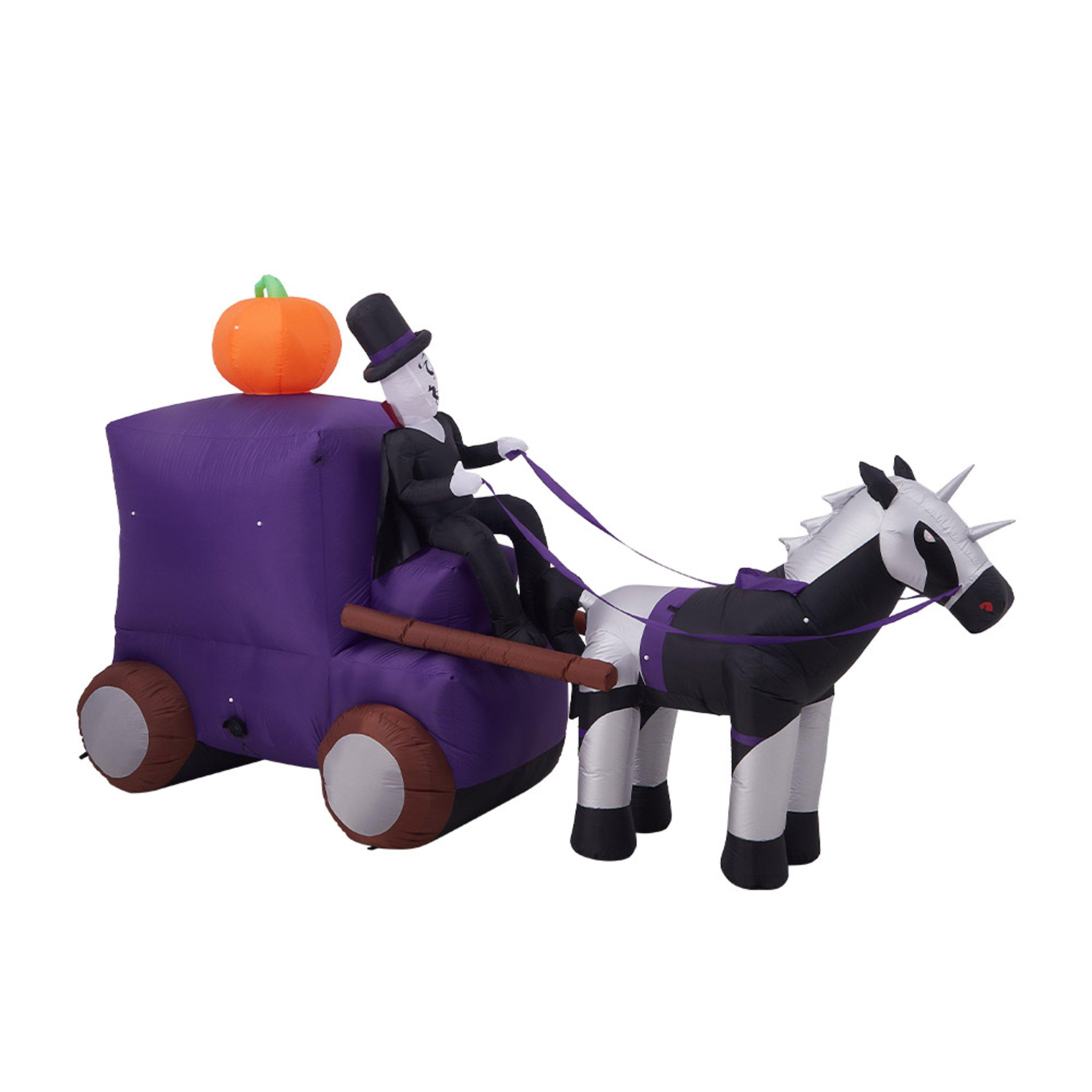 Purpleblackgrey - LIFE IDEAS - 6ft Halloween Grim Reaper Carriage - 4