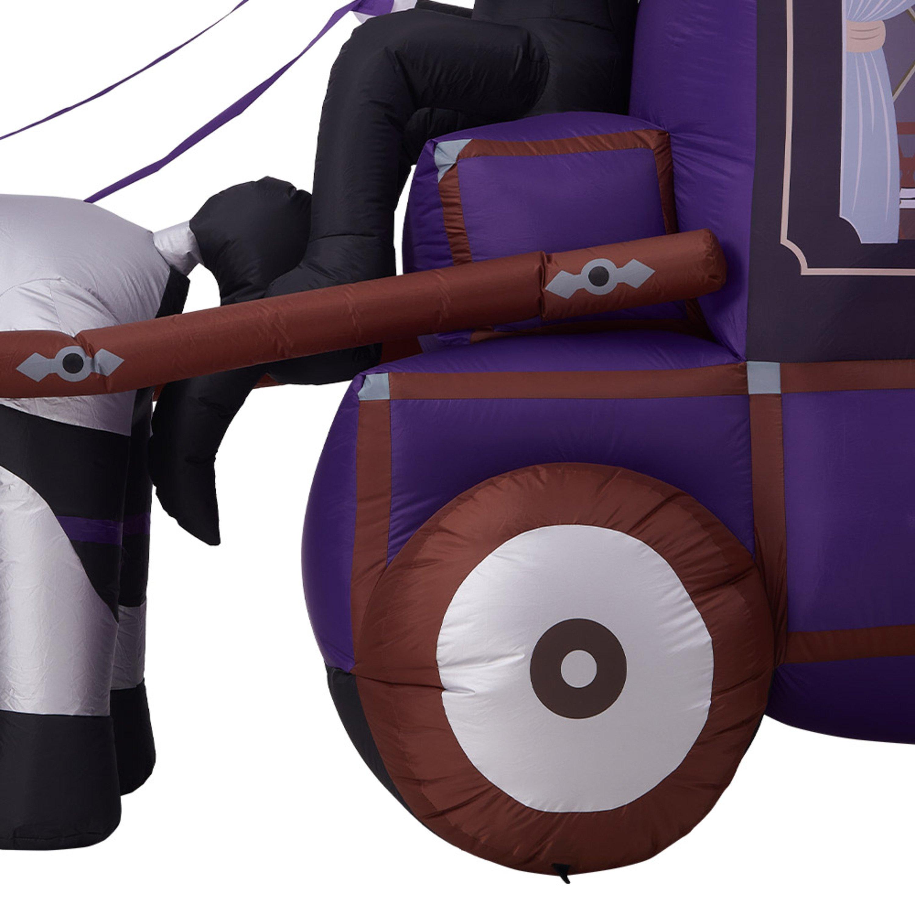 Purpleblackgrey - LIFE IDEAS - 6ft Halloween Grim Reaper Carriage - 7