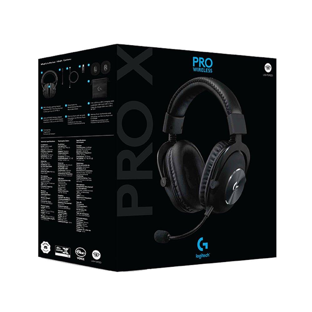 Schwarz - Logitech - Logitech PRO X Wireless LIGHTSPEED Wireless 7.1 Gaming Headset - 11
