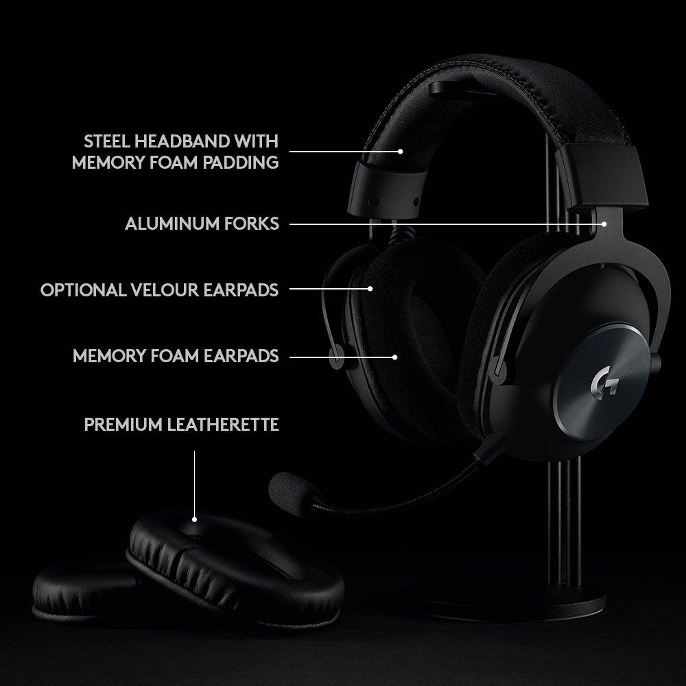 Schwarz - Logitech - Logitech PRO X Wireless LIGHTSPEED Wireless 7.1 Gaming Headset - 7
