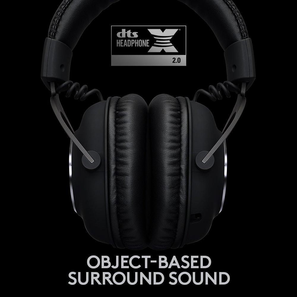 Schwarz - Logitech - Logitech PRO X Wireless LIGHTSPEED Wireless 7.1 Gaming Headset - 8