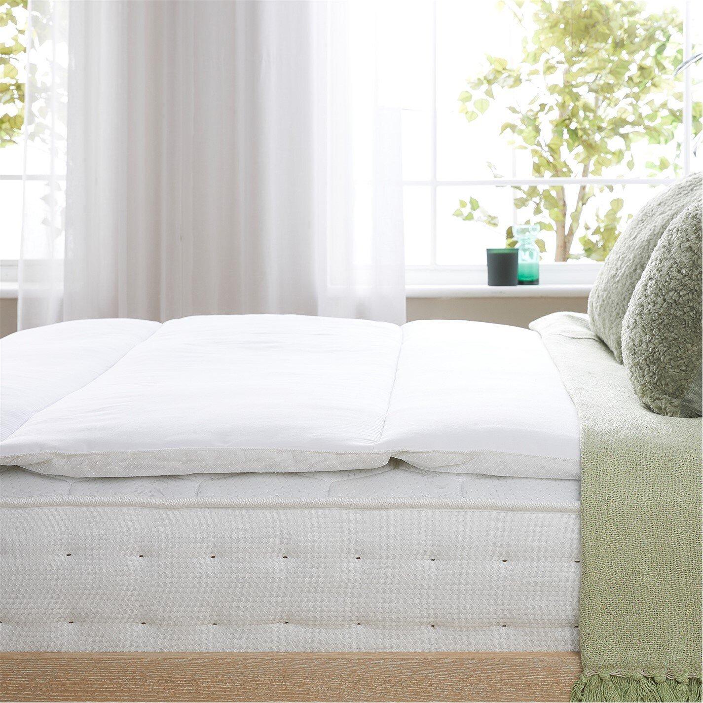White - Slumberdown - Mattress Topper Anti Allergy - 3