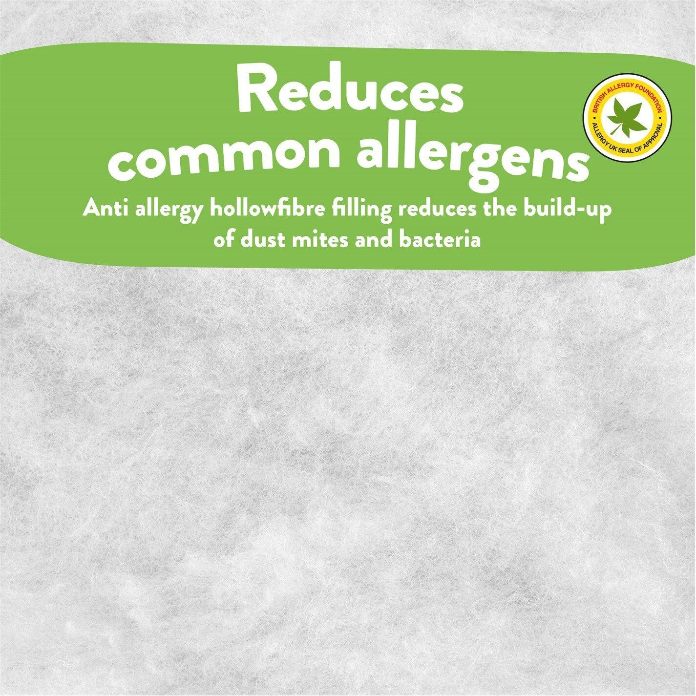 White - Slumberdown - Mattress Topper Anti Allergy - 6