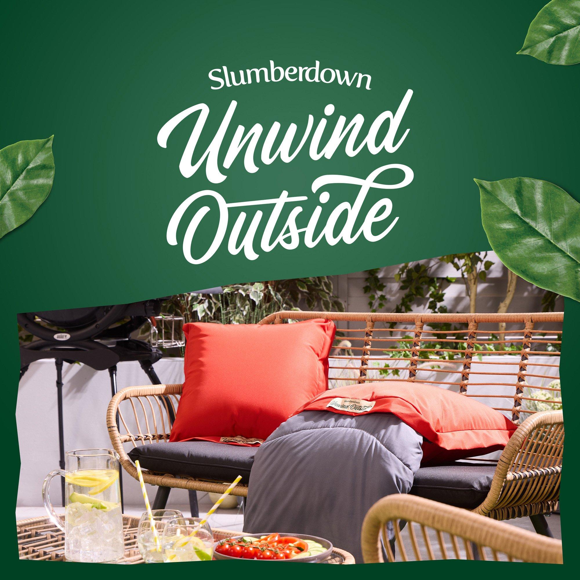 Orange - Slumberdown - Outdoor Heavy Duty Waterproof Cover 2n1 Cocoon Set - 7