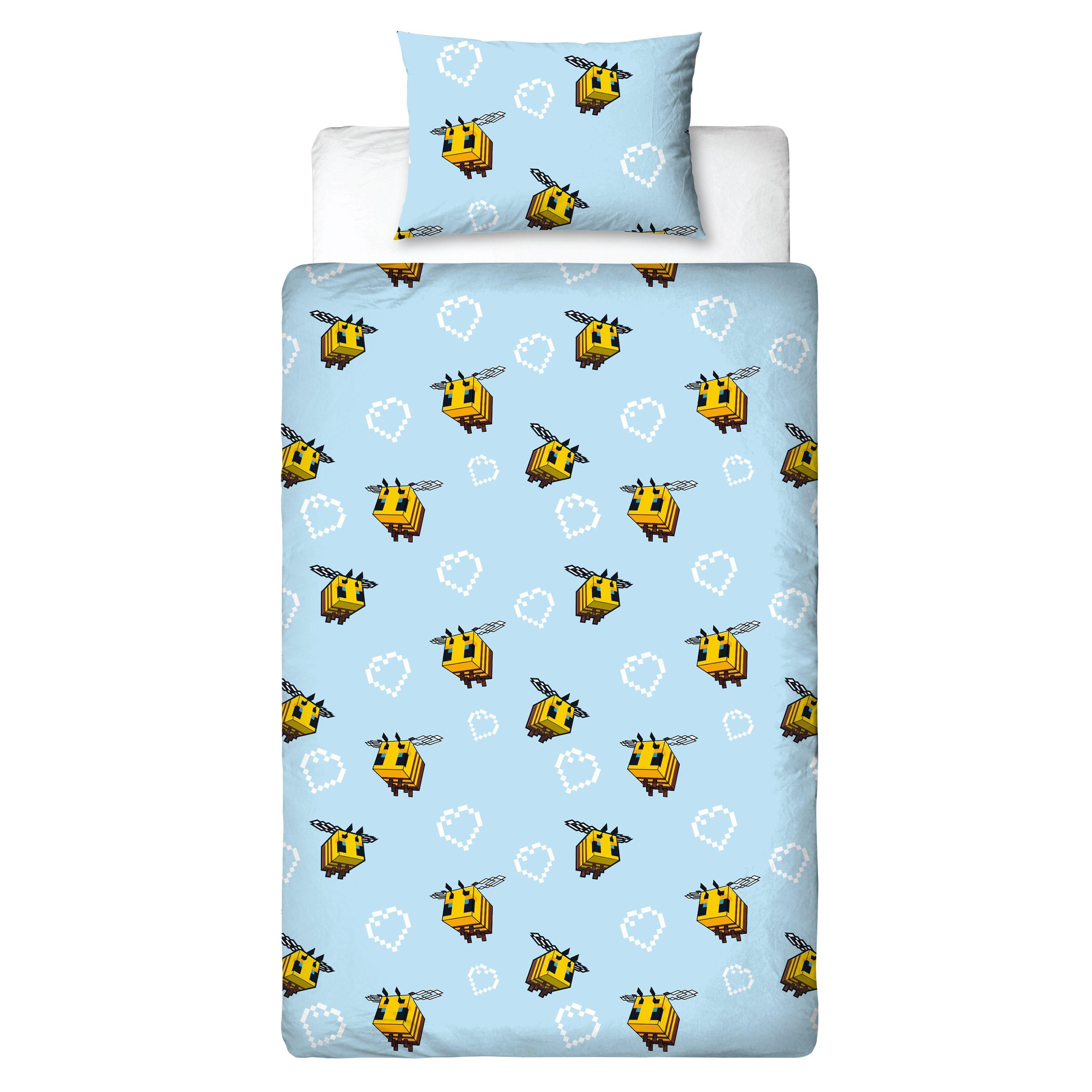 Pink - Minecraft - Minecraft Group Single Duvet Cover - 2