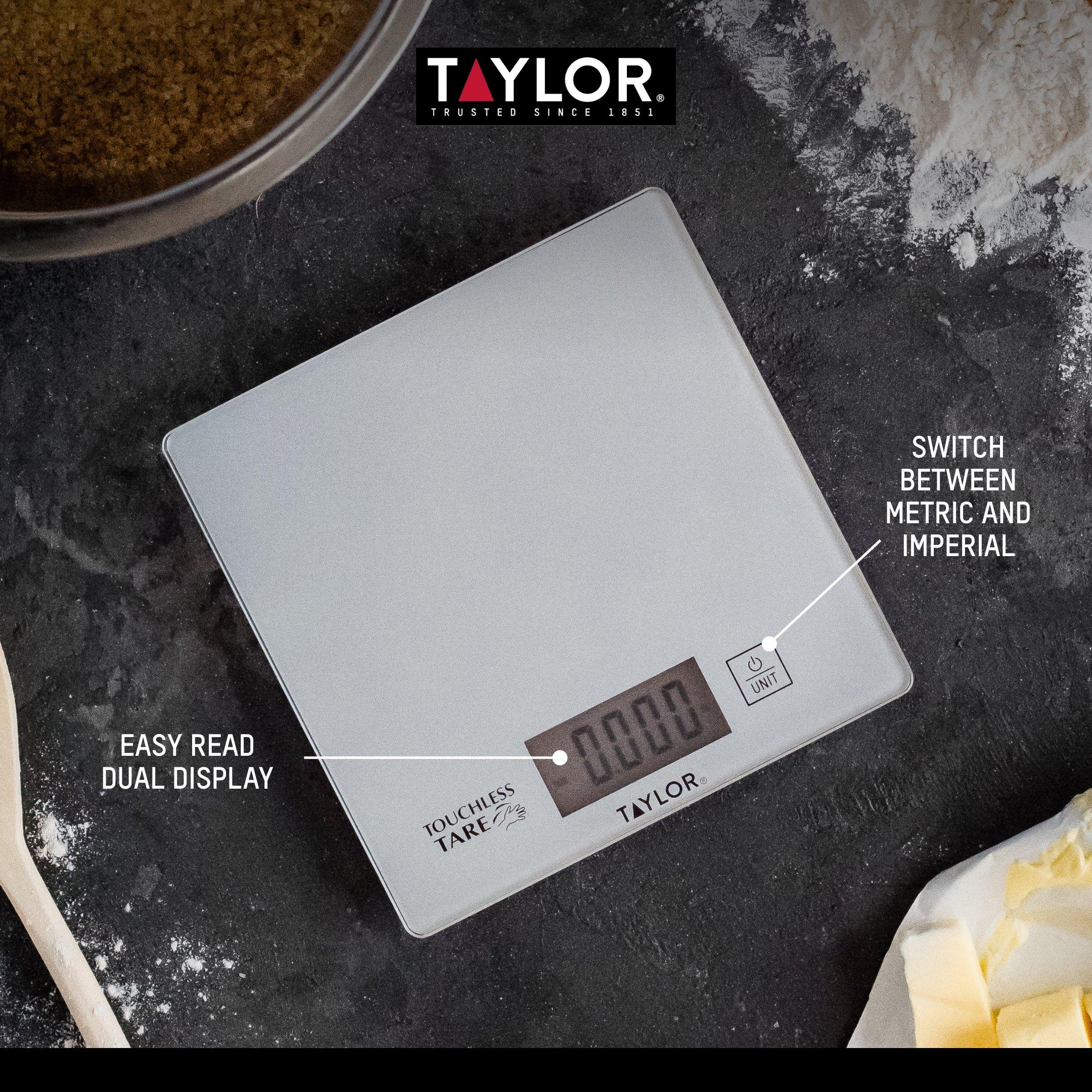 Silver - Taylor - Taylor Pro Compact Digital Kitchen Scales - 5