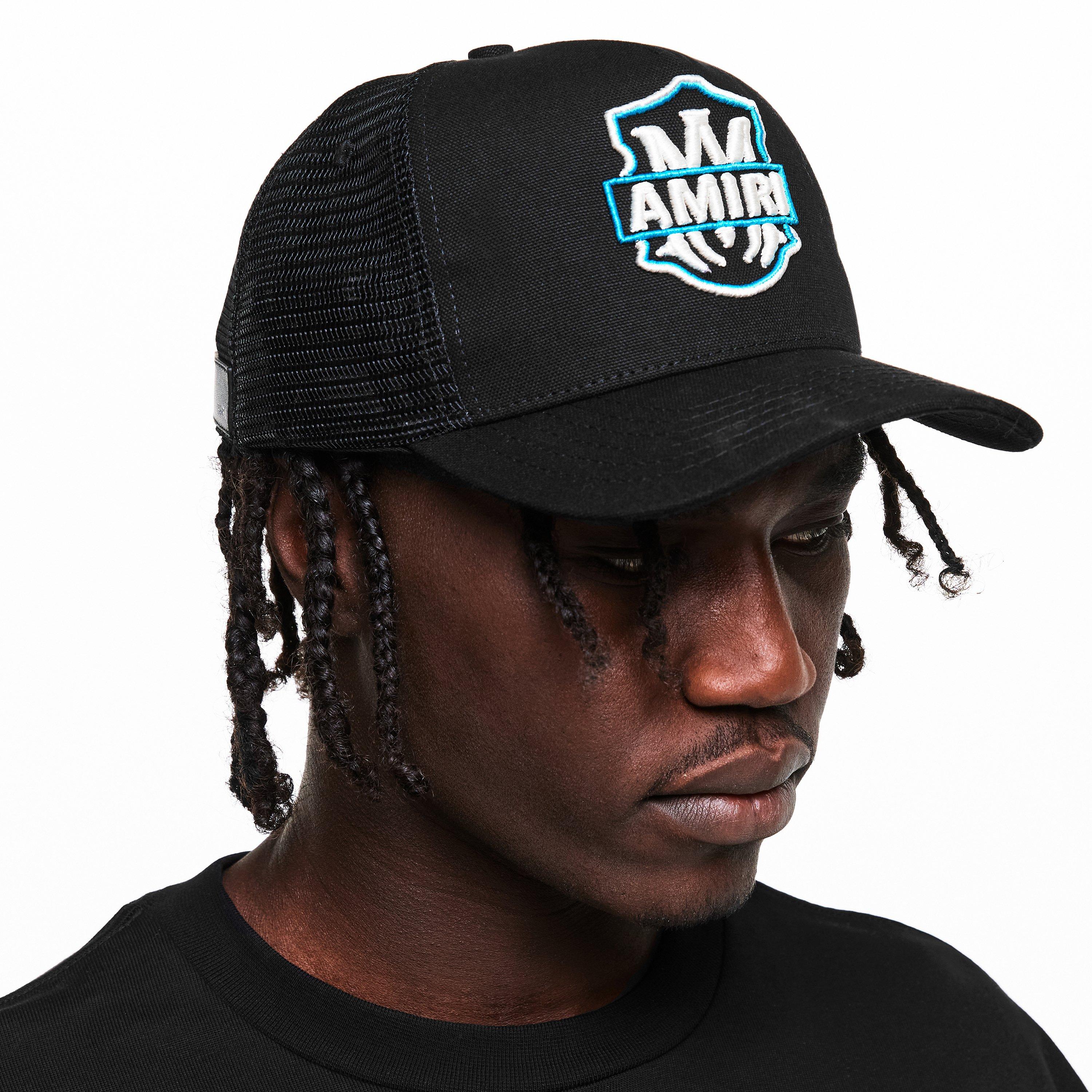 Black - Amiri - Men's MA Embroidered Tracker Baseball Cap - 3