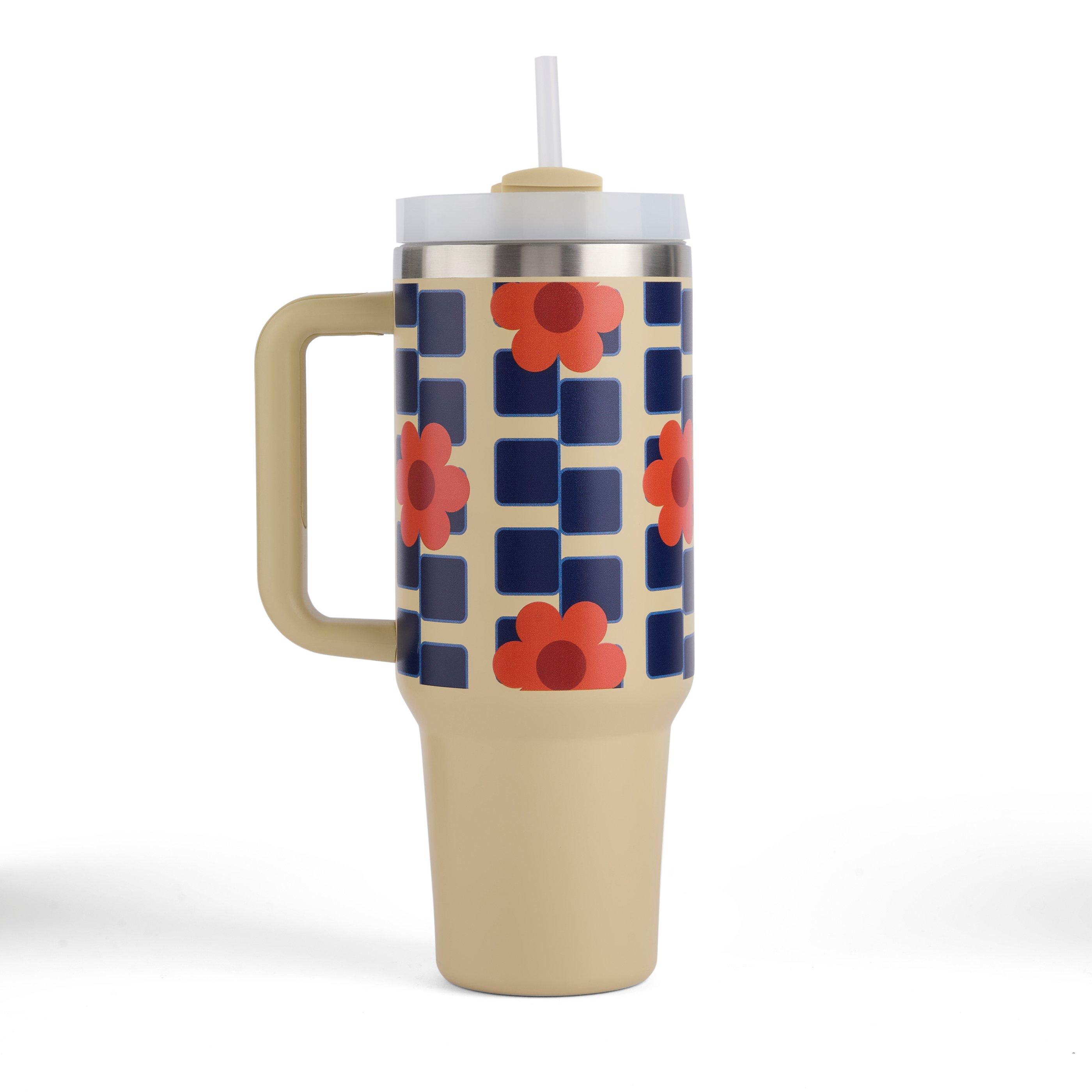 Gintsqflwror - Regatta - Orla Kiely Insulated Spill-Proof Travel Mug - 2
