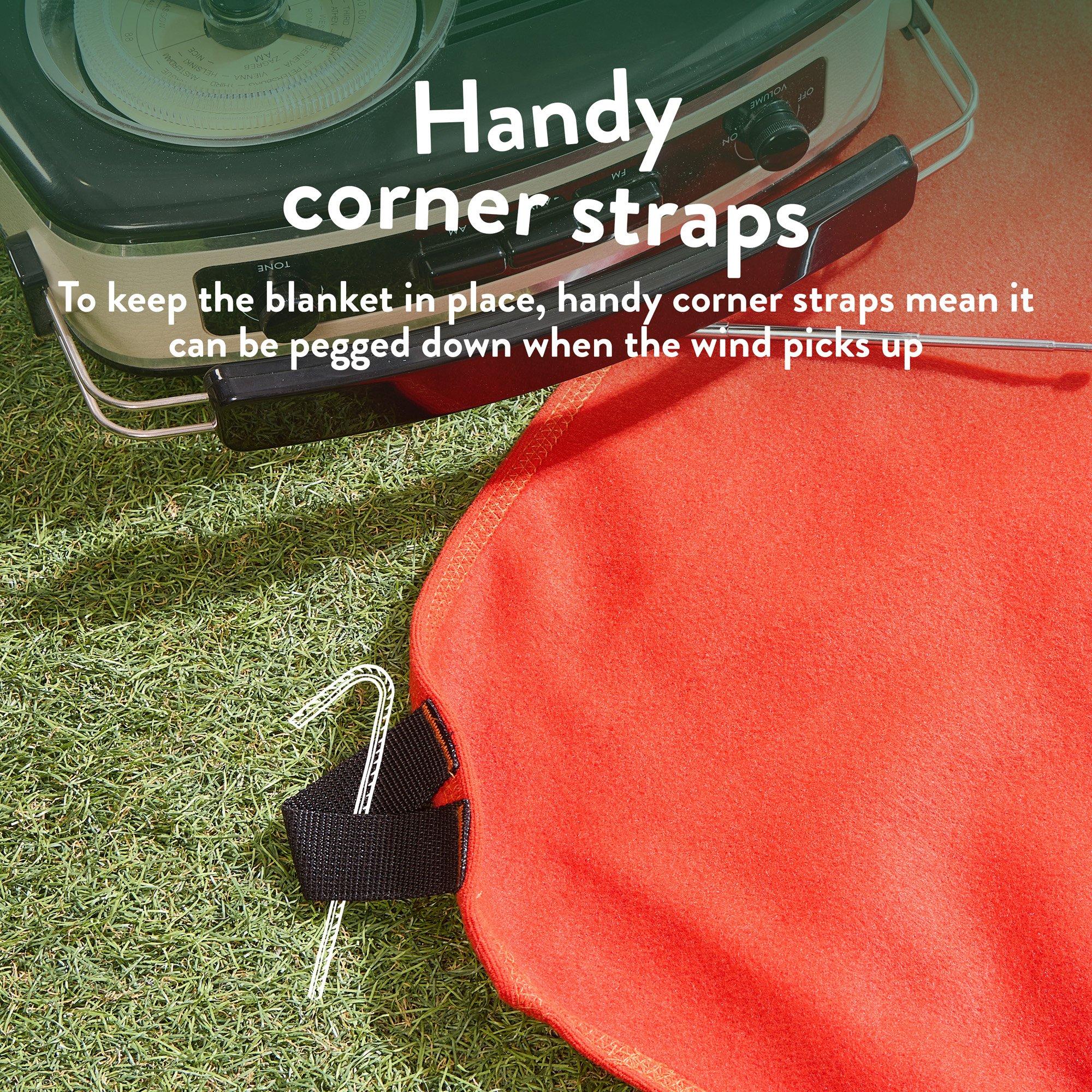 Orange - Slumberdown - Outdoor Waterproof Picnic Blanket - 5