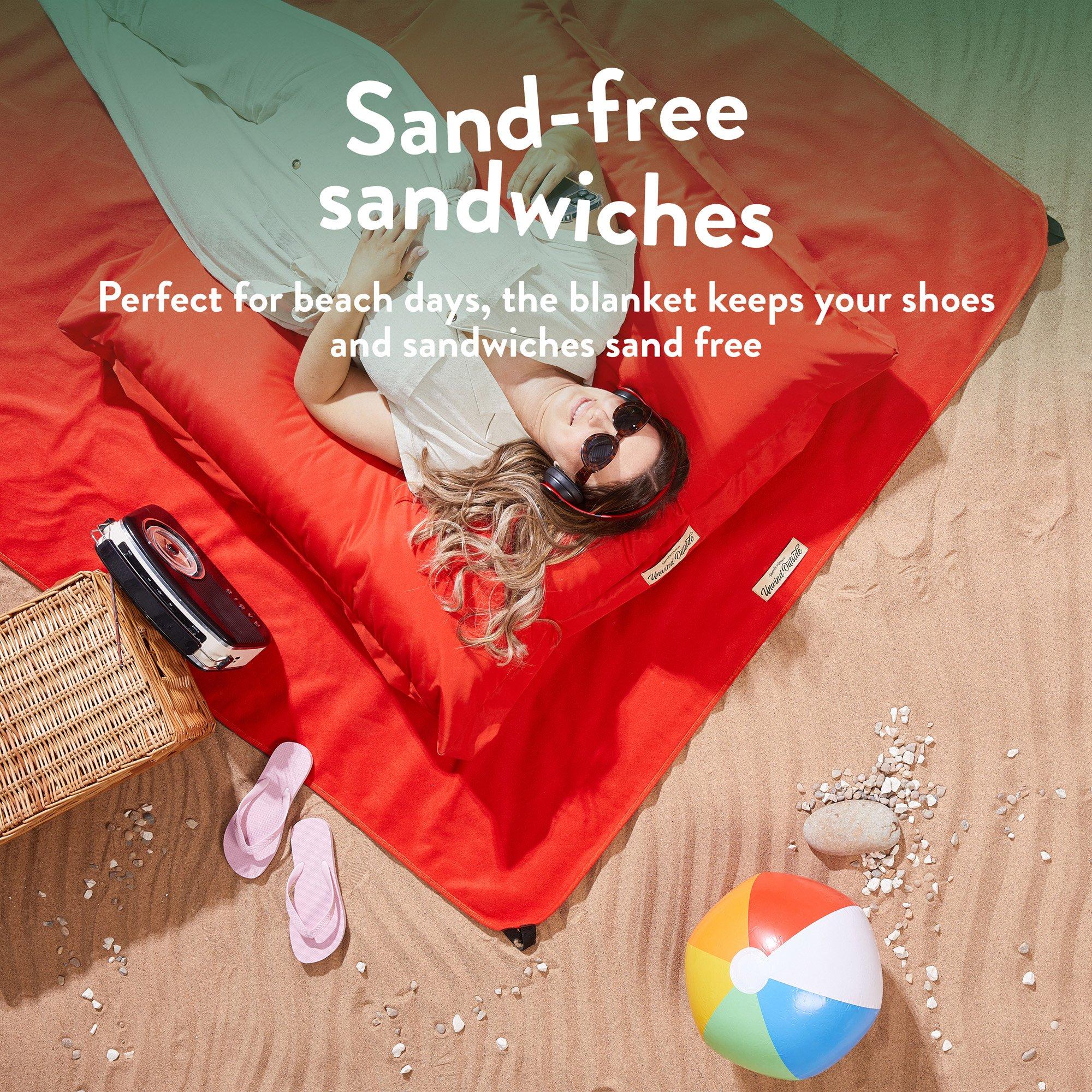 Orange - Slumberdown - Outdoor Waterproof Picnic Blanket - 7