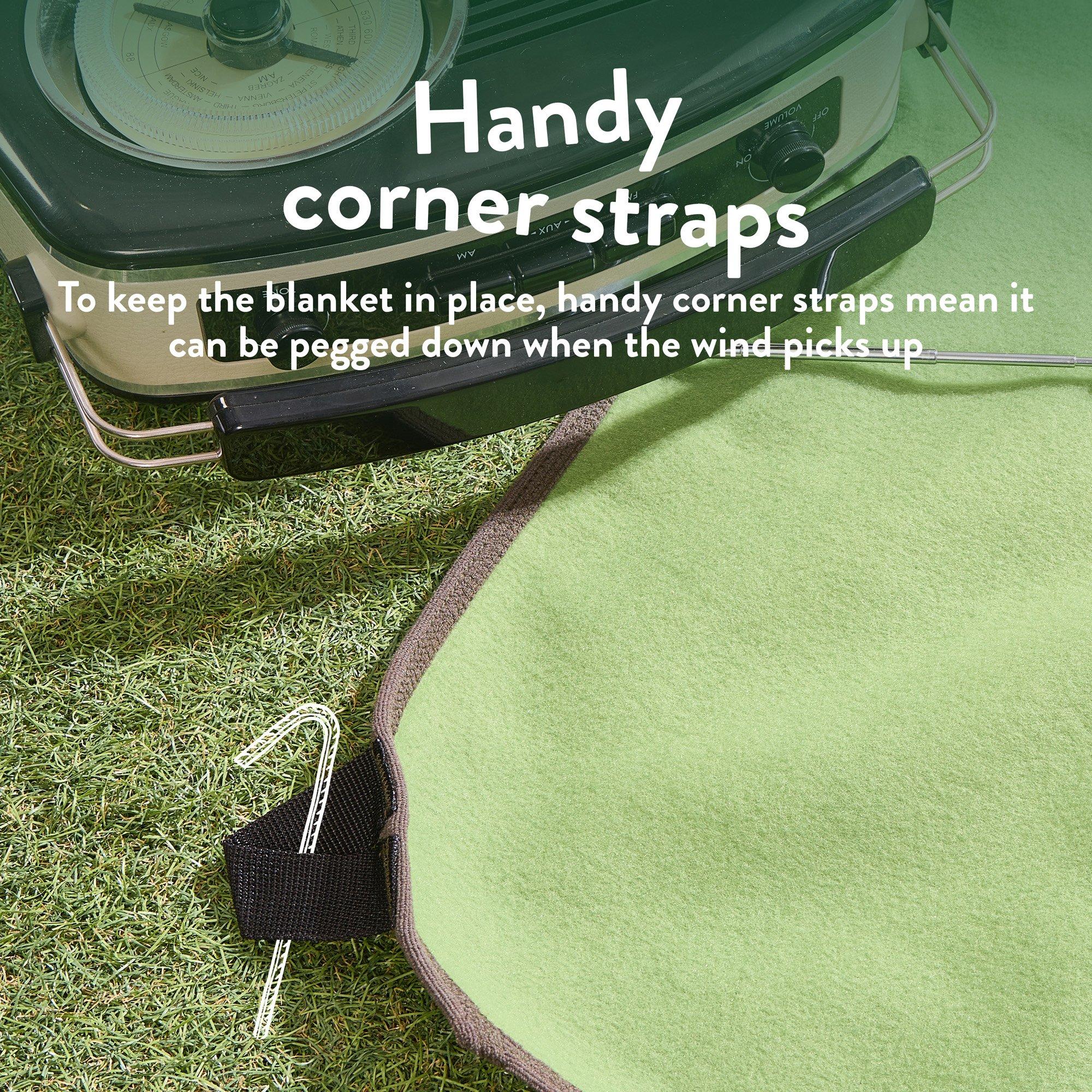 Green - Slumberdown - Outdoor Waterproof Picnic Blanket - 5