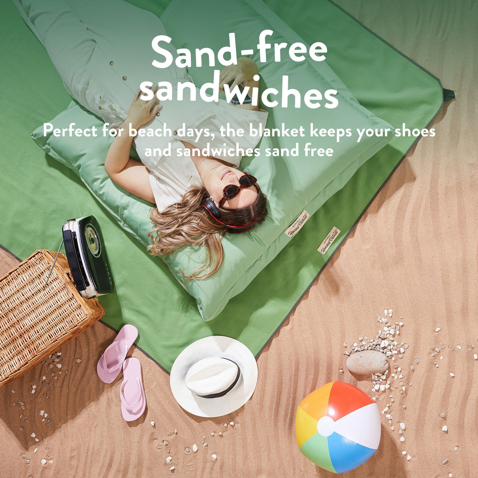 Green - Slumberdown - Outdoor Waterproof Picnic Blanket - 7