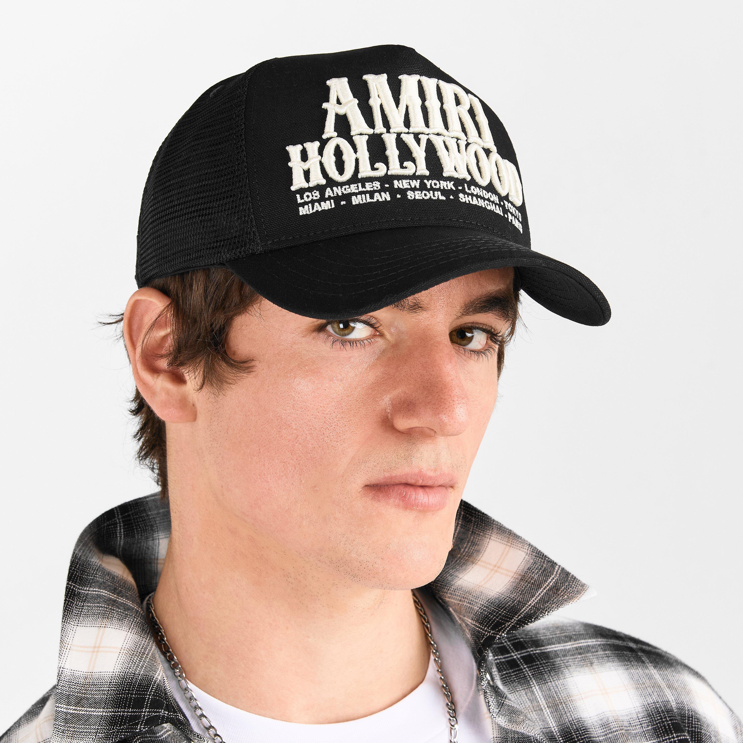 Black - Amiri - Men's Hollywood Trucker Cap - 3