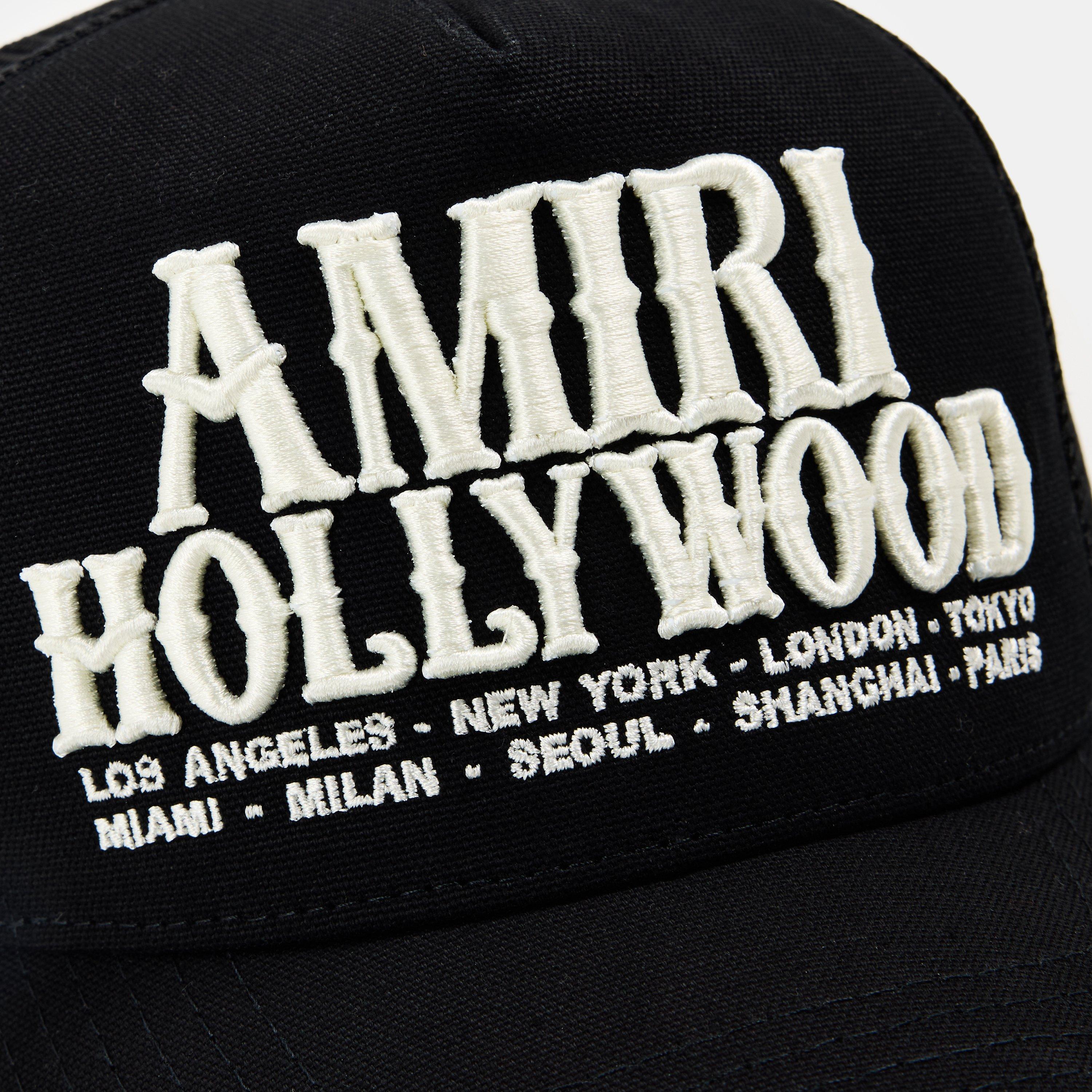 Black - Amiri - Men's Hollywood Trucker Cap - 4