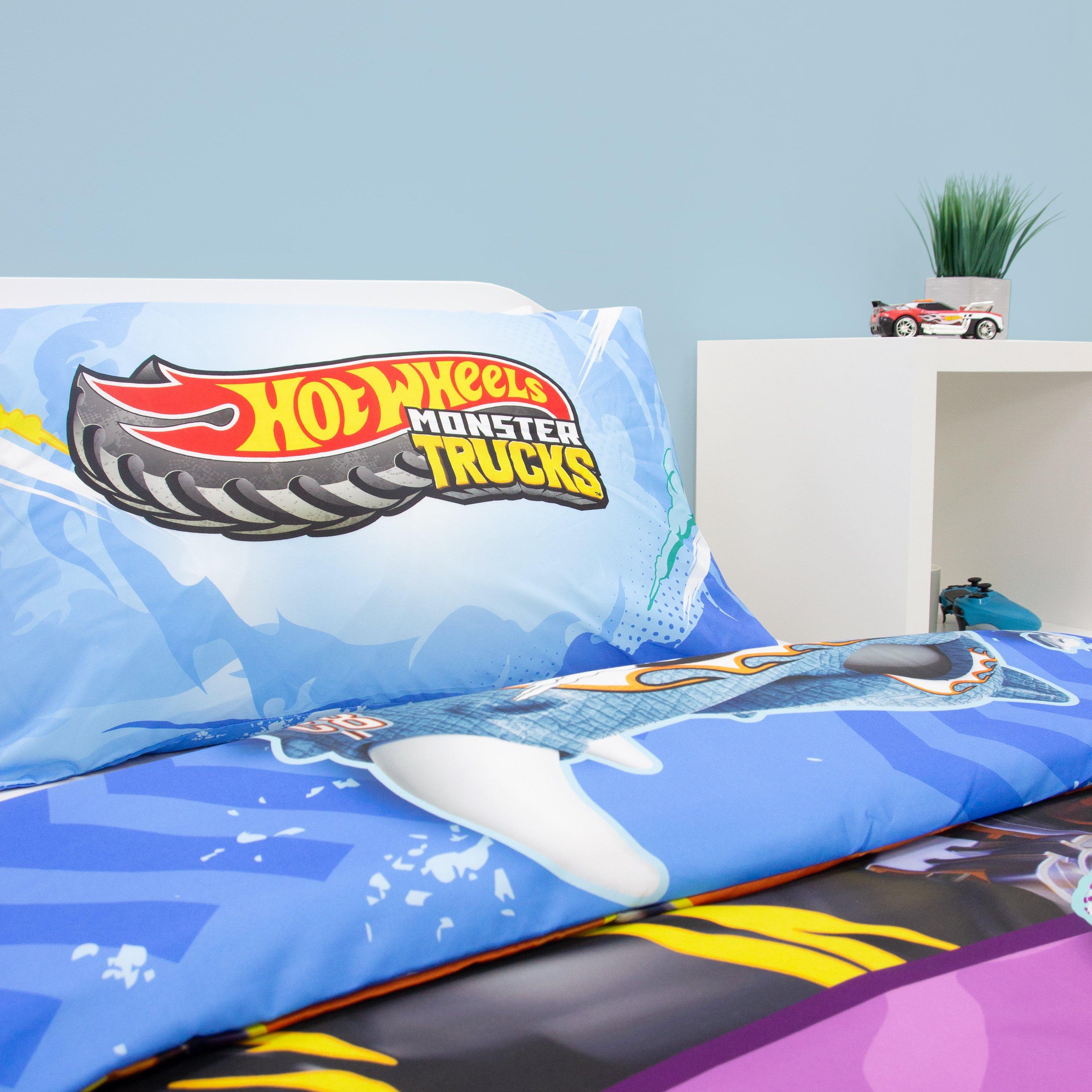 Multicolour - Hot Wheels - Hot Wheels Monster Single Digital Duvet - 6