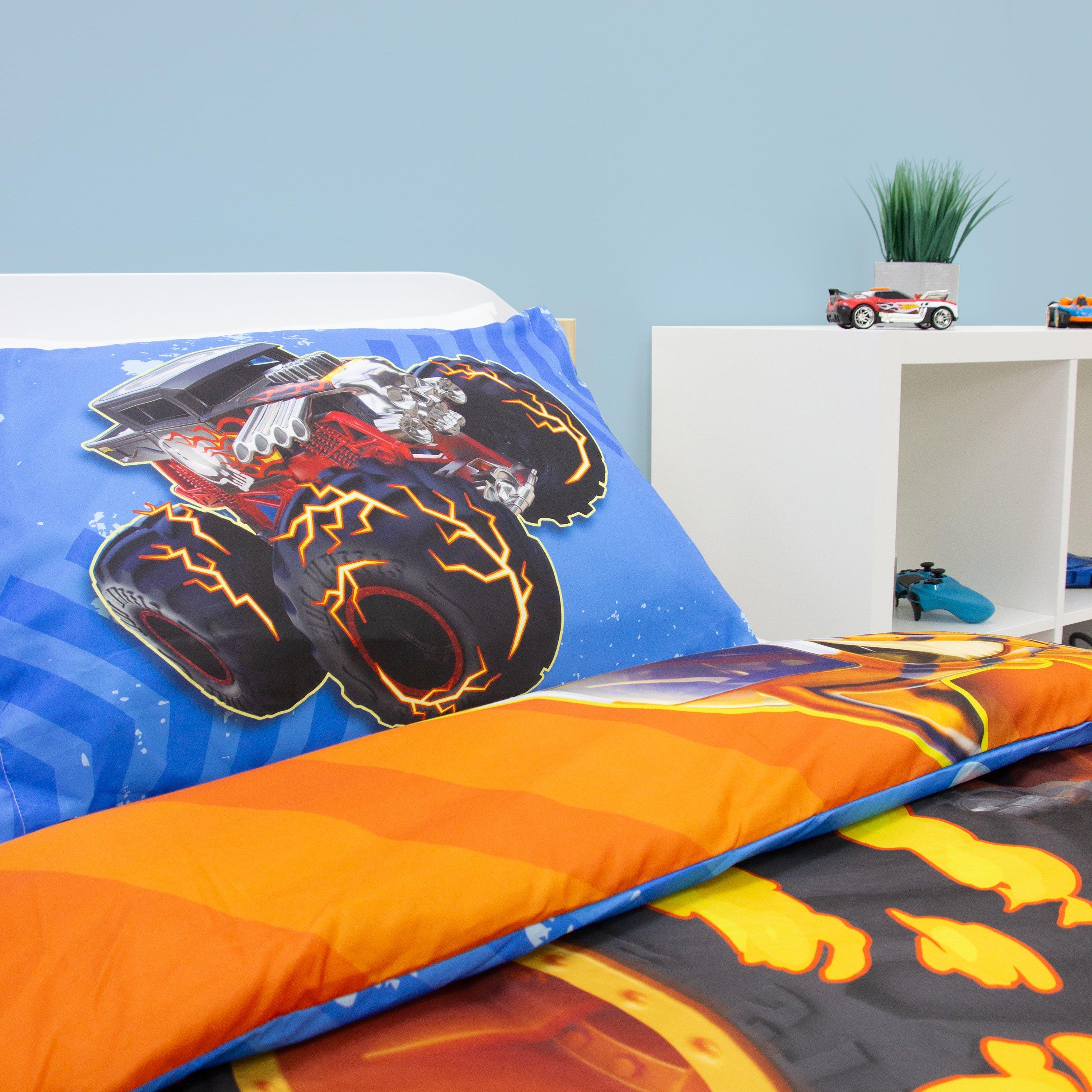 Multicolour - Hot Wheels - Hot Wheels Monster Single Digital Duvet - 7