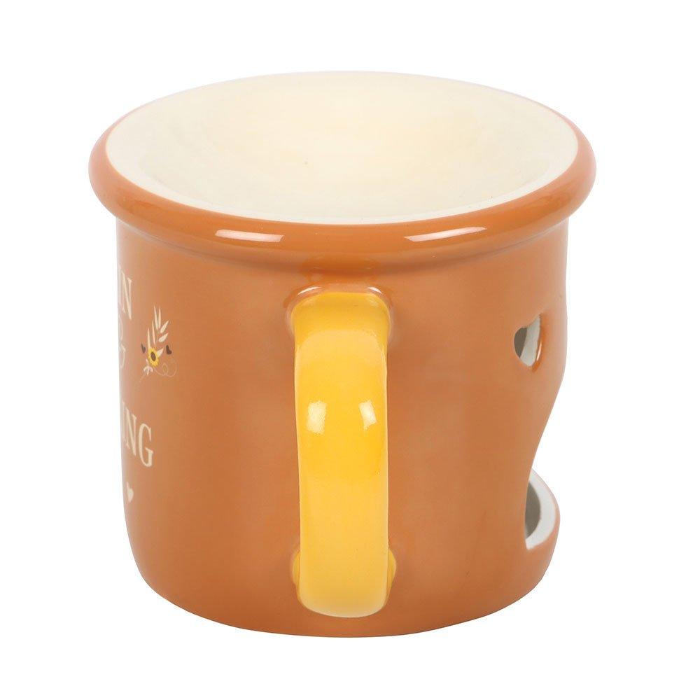 Orange - Something Different - Pumpkin Spice Mug Oil Burner and Wax Warmer - 4