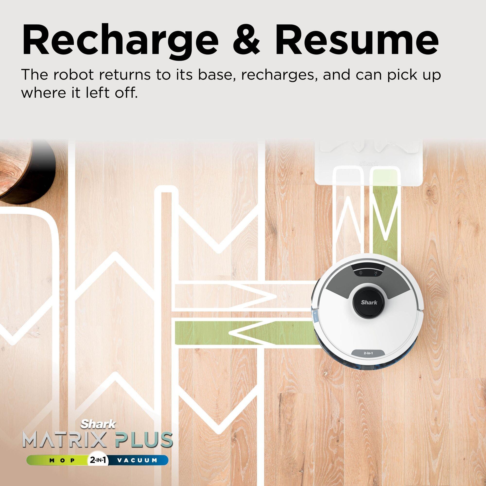 Black - Shark - Matrix Plus 2-in-1 Robot Vacuum & Mop RV2620WDUKWH - 11