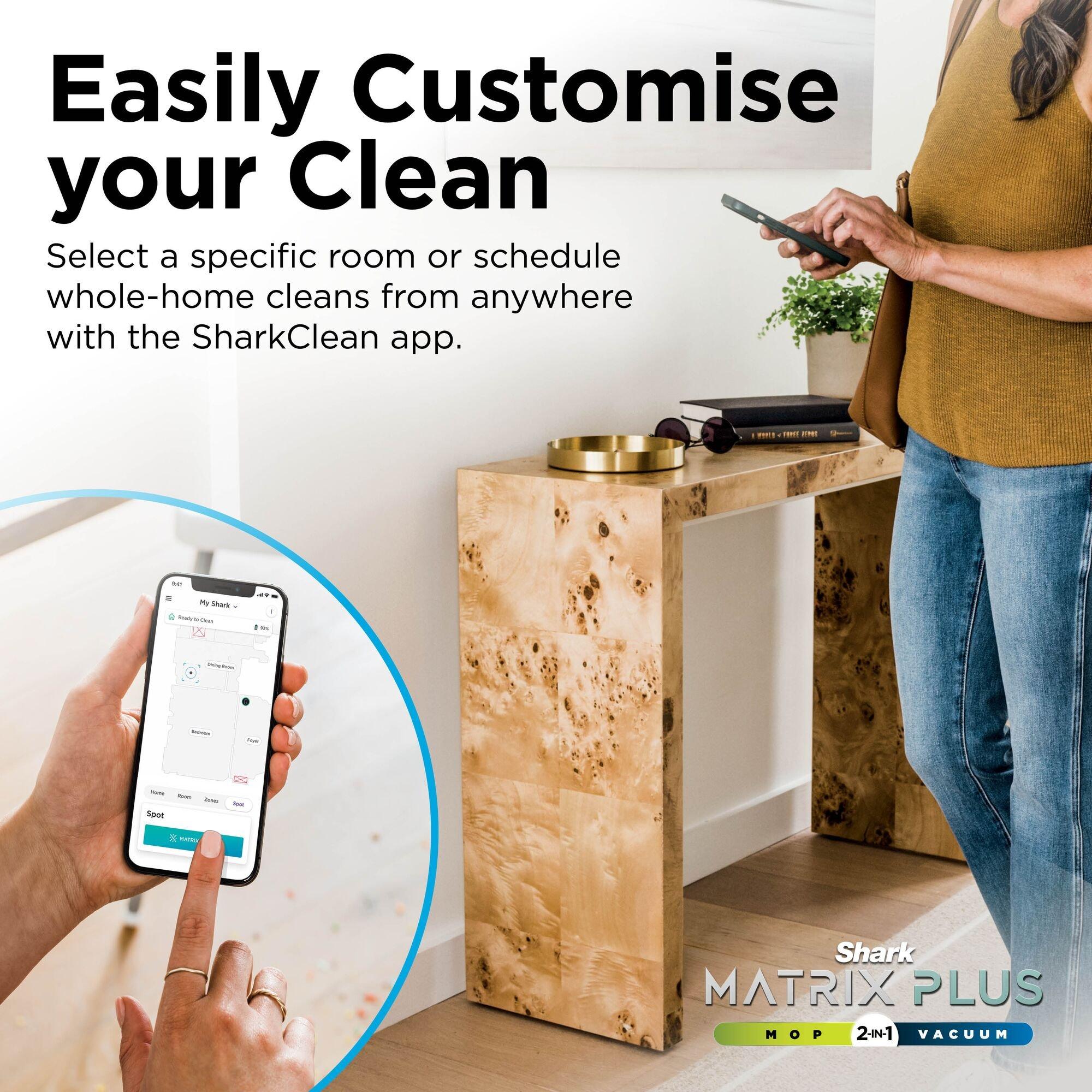 Black - Shark - Matrix Plus 2-in-1 Robot Vacuum & Mop RV2620WDUKWH - 12