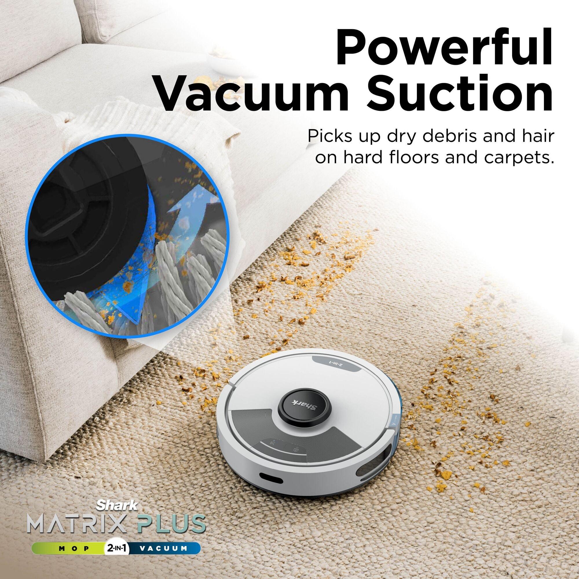 Black - Shark - Matrix Plus 2-in-1 Robot Vacuum & Mop RV2620WDUKWH - 4