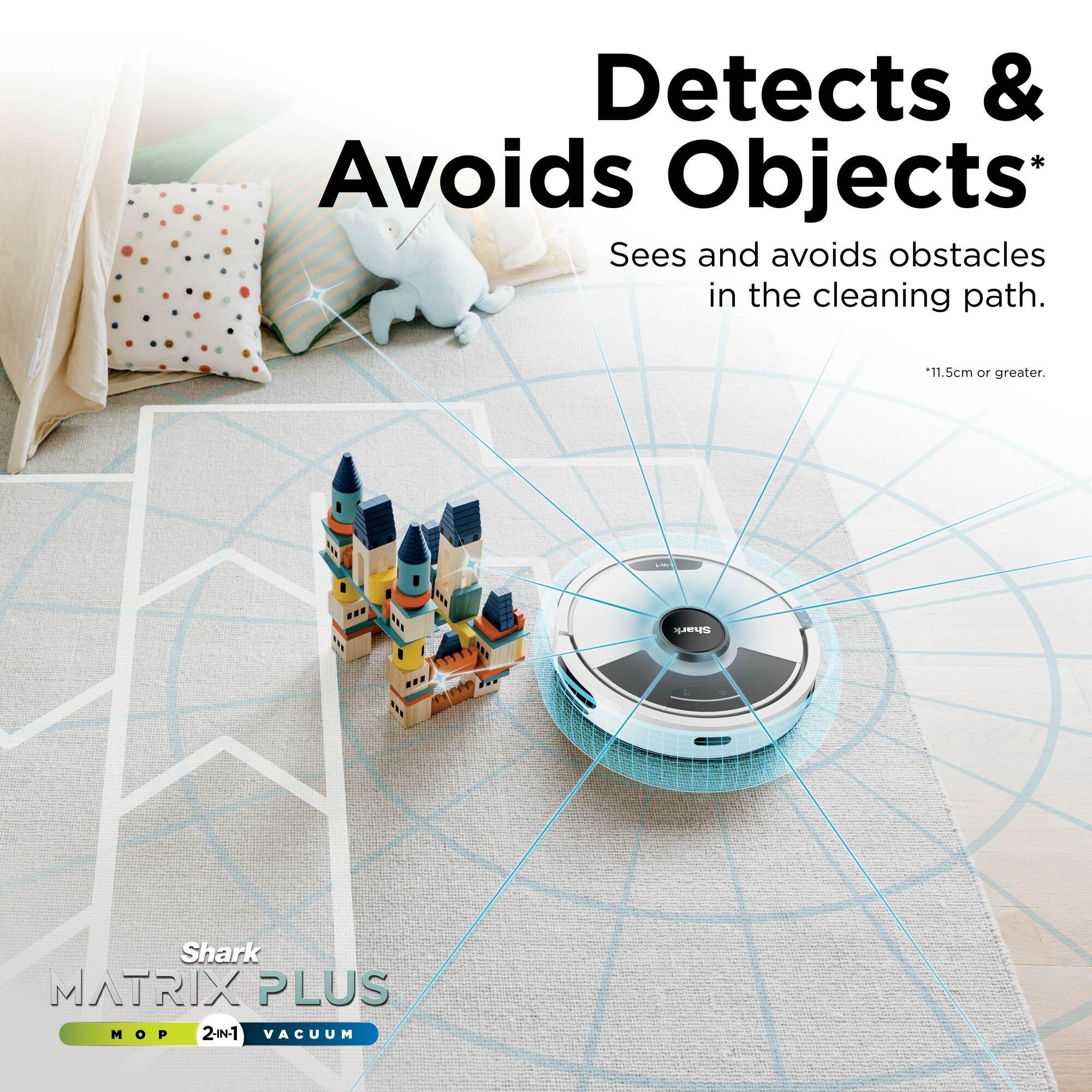 Black - Shark - Matrix Plus 2-in-1 Robot Vacuum & Mop RV2620WDUKWH - 9