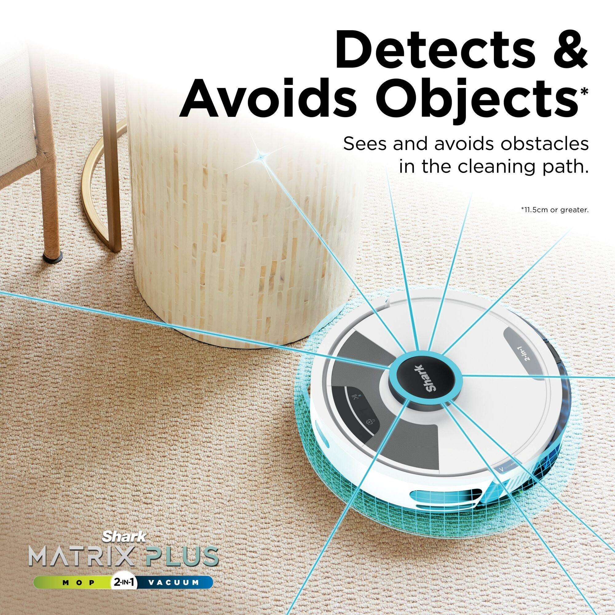 Black - Shark - Matrix Plus 2-in-1 Robot Vacuum & Mop RV2620WDUKWH - 10