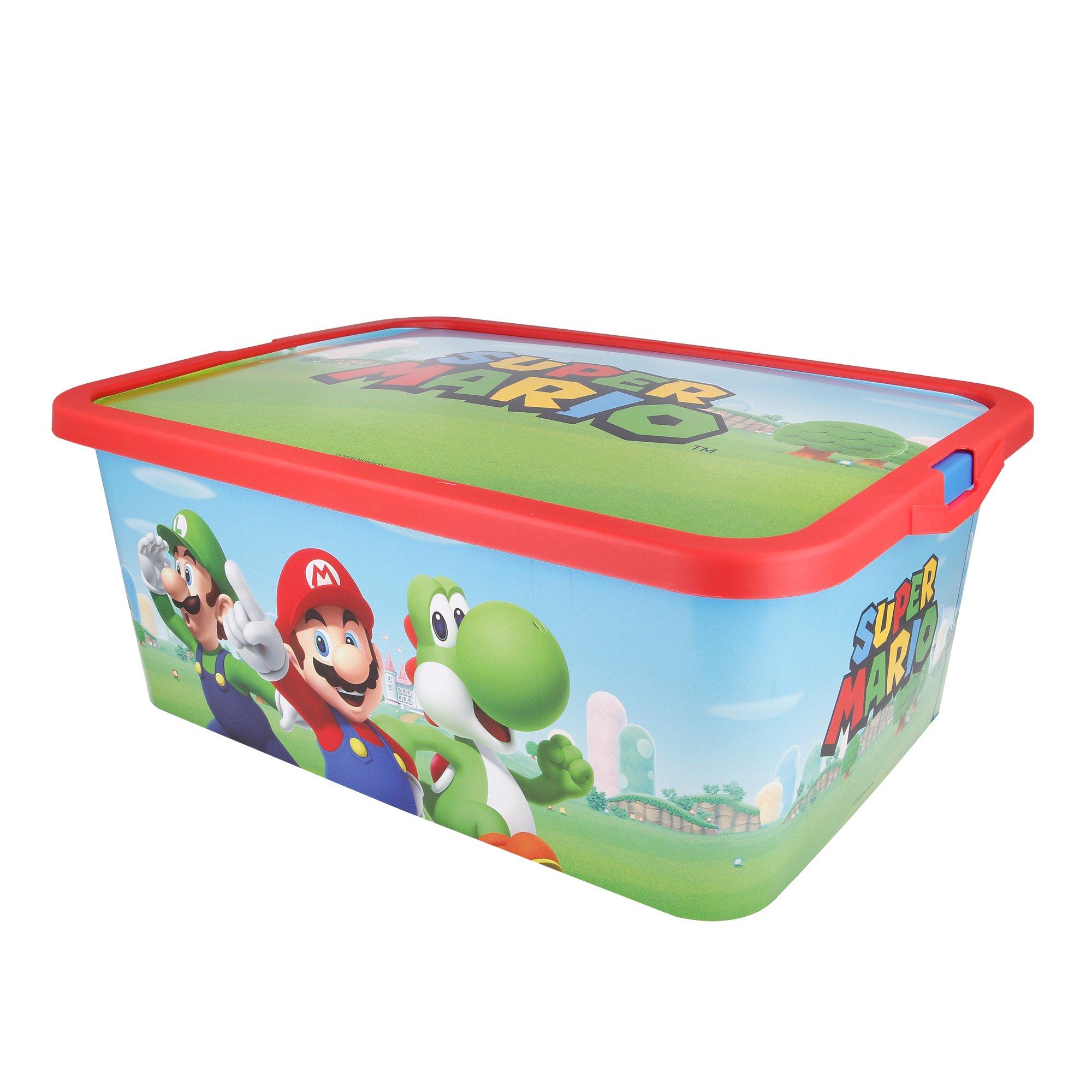 Red - Super Mario - Set Of 3 Storage Boxes - 6
